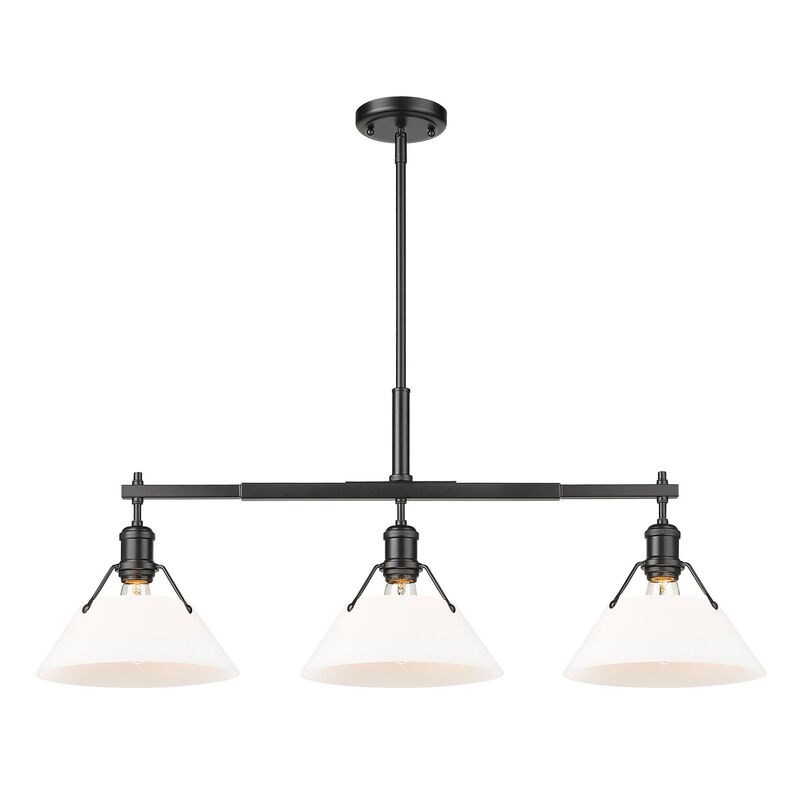 Orwell 36 Inch Linear Suspension Light by Golden Lighting