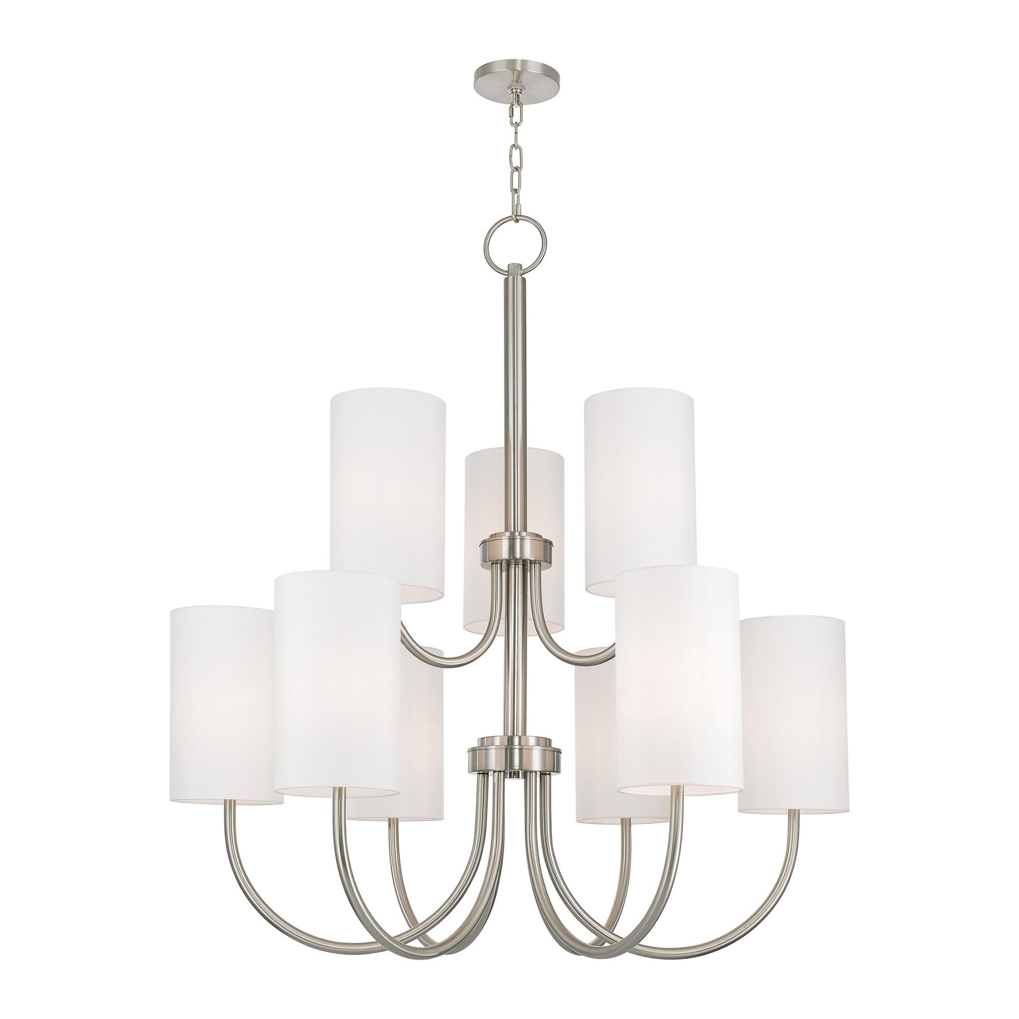 Haddonfield 42 Inch 9 Light Chandelier by Livex Lighting