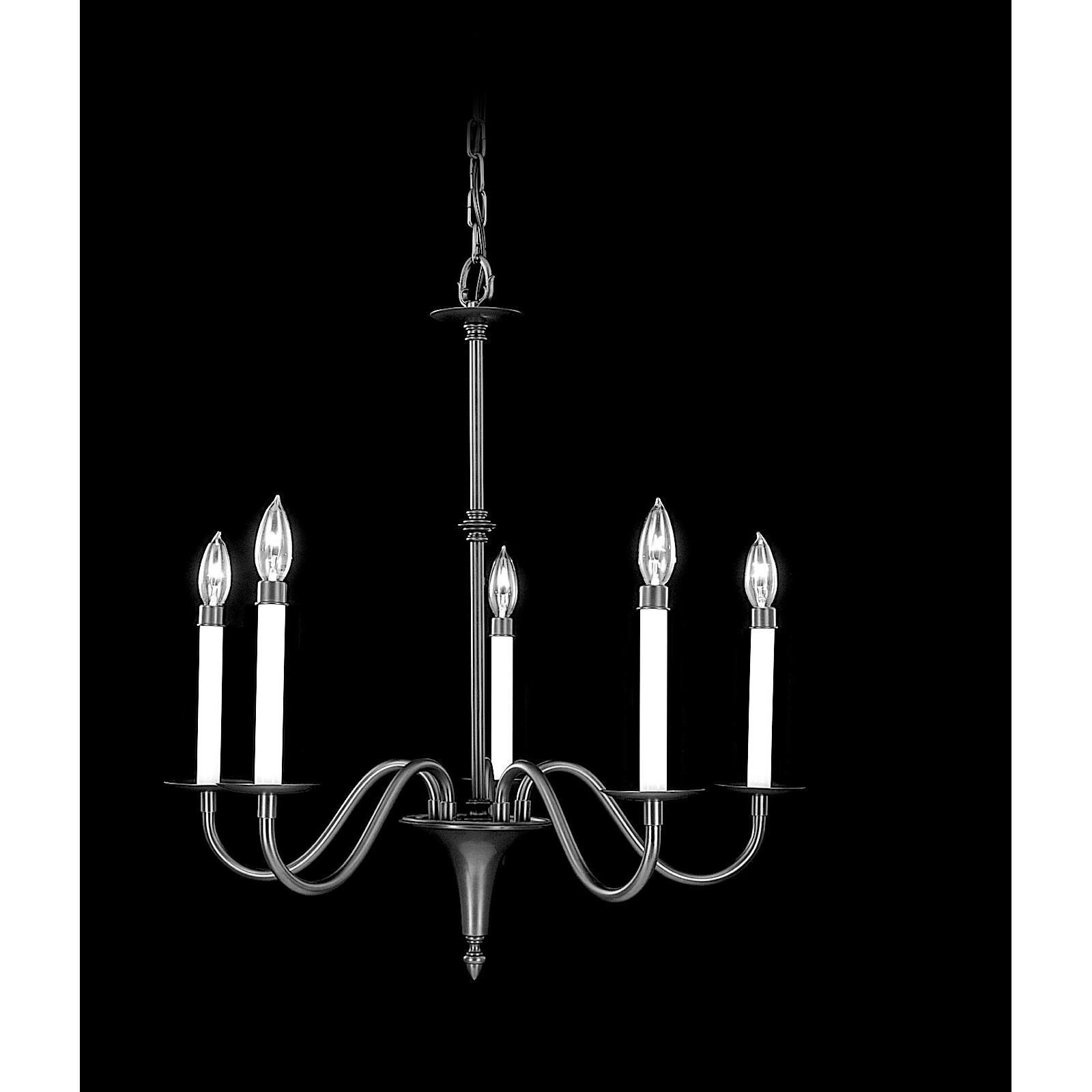 Jamestown 26 Inch 5 Light Chandelier by Framburg