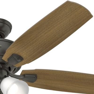 Amberlin 52 Inch Ceiling Fan with Light Kit by Hunter Fan
