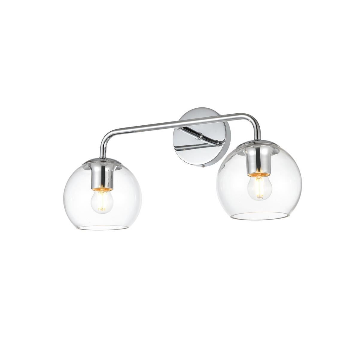 Genesis 19 Inch 2 Light Bath Vanity Light by Elegant Lighting