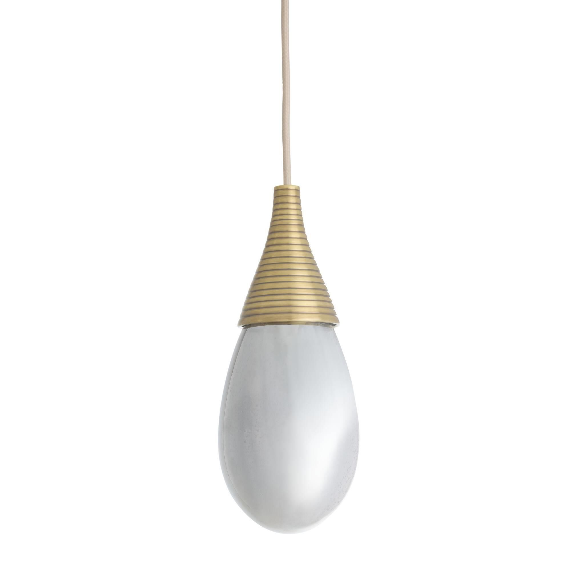 Shown in Smoke Luster and Antique Brass finish