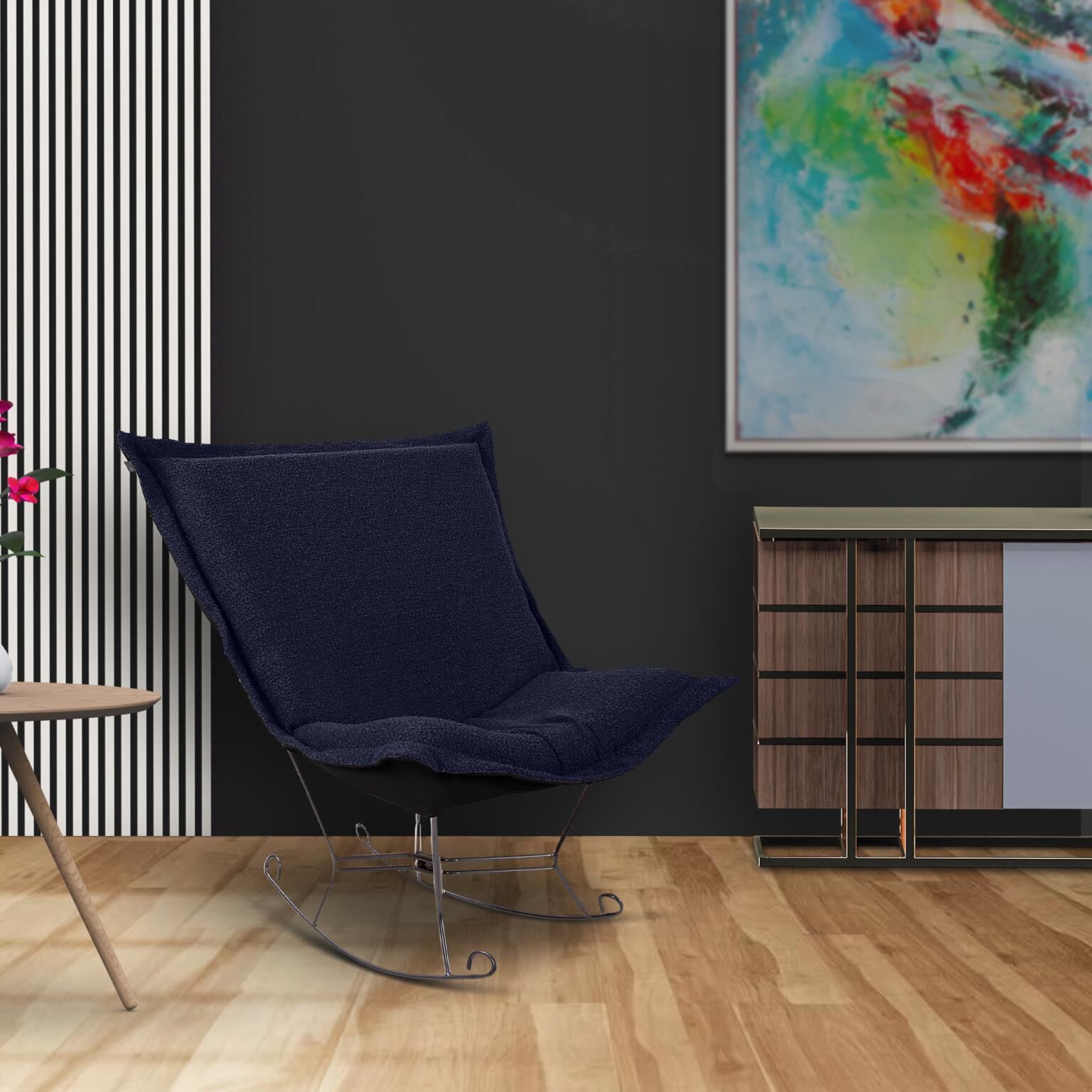 The Barbet Puff Accent Chair Cover by Howard Elliott Collection