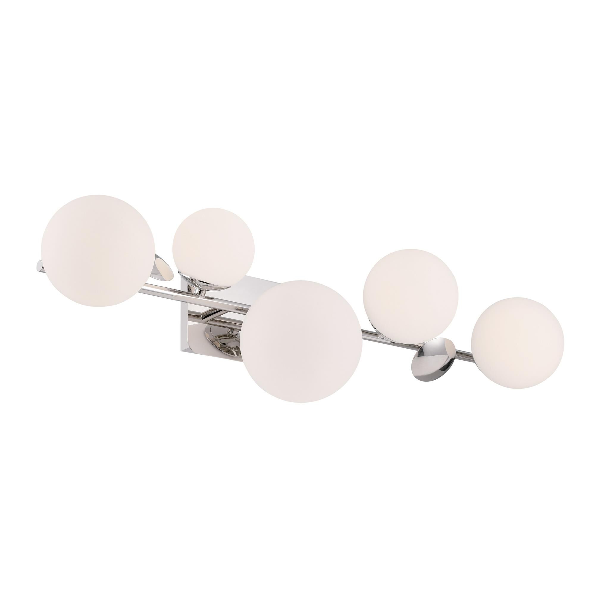 Shown in Nickel finish and Opal glass