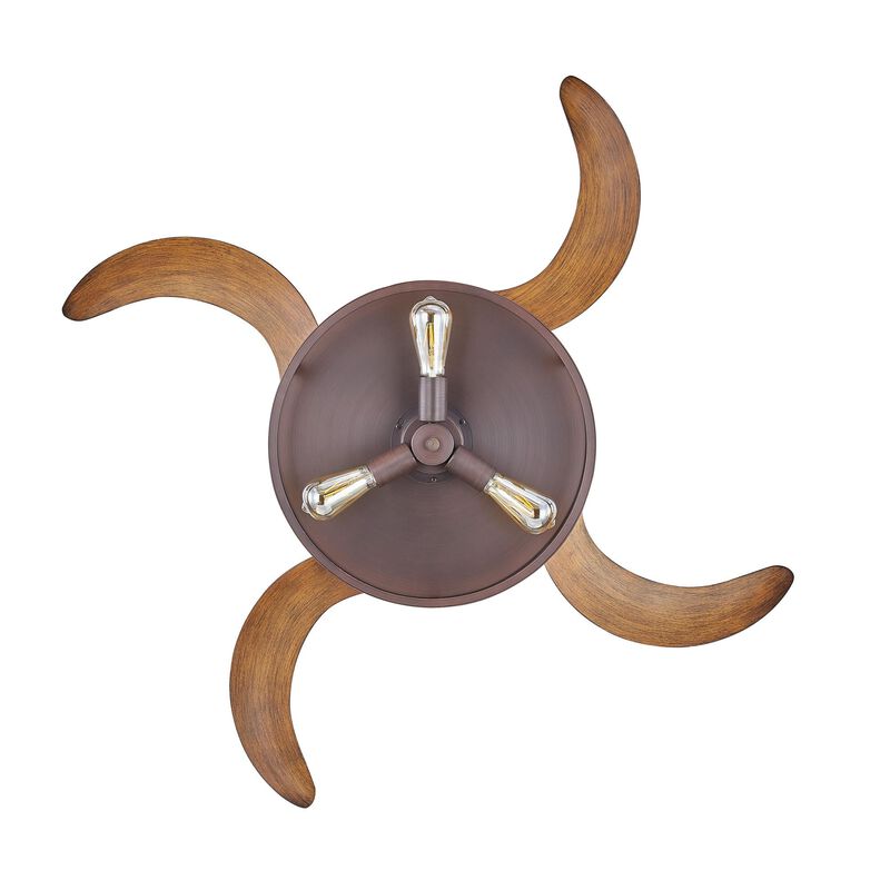 Classic 48 Inch Ceiling Fan with Light Kit by Beacon Lighting