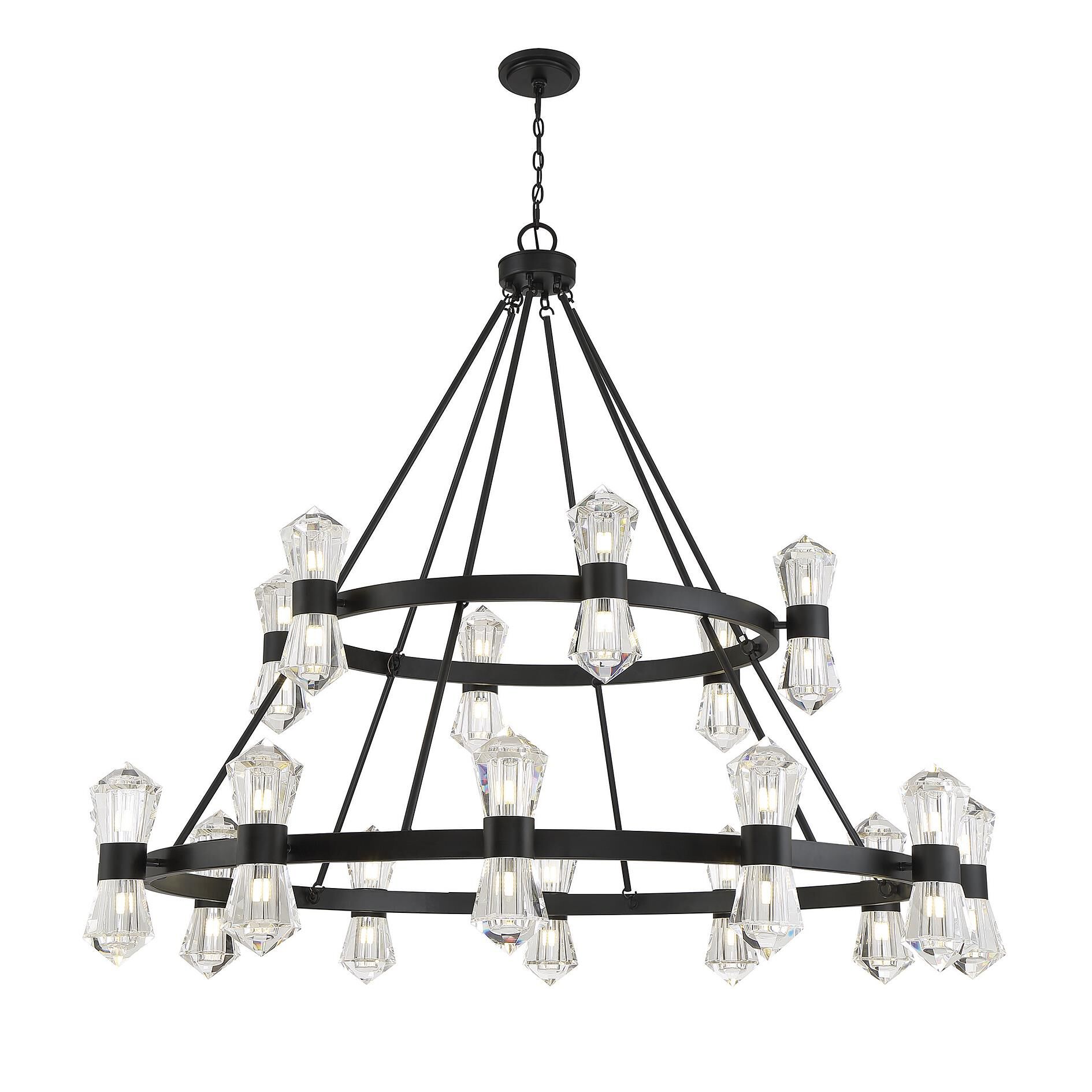 Dryden 60 Inch 36 Light Chandelier by Savoy House
