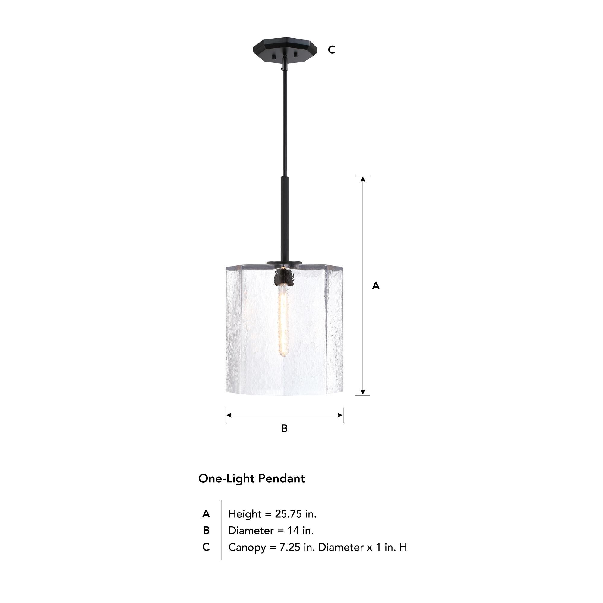 Haven 14 Inch Large Pendant by Designers Fountain