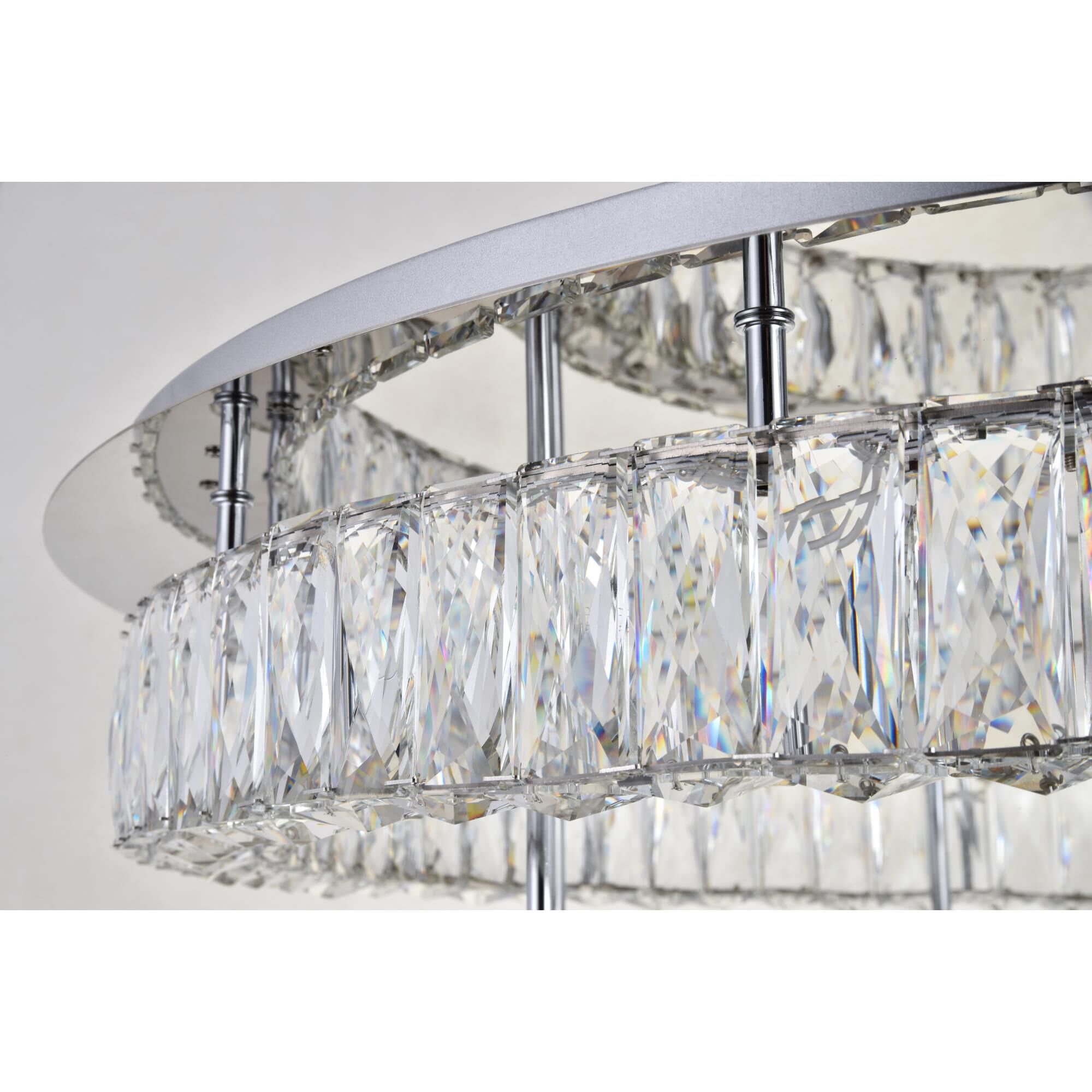 Monroe Semi Flush Mount by Elegant Lighting