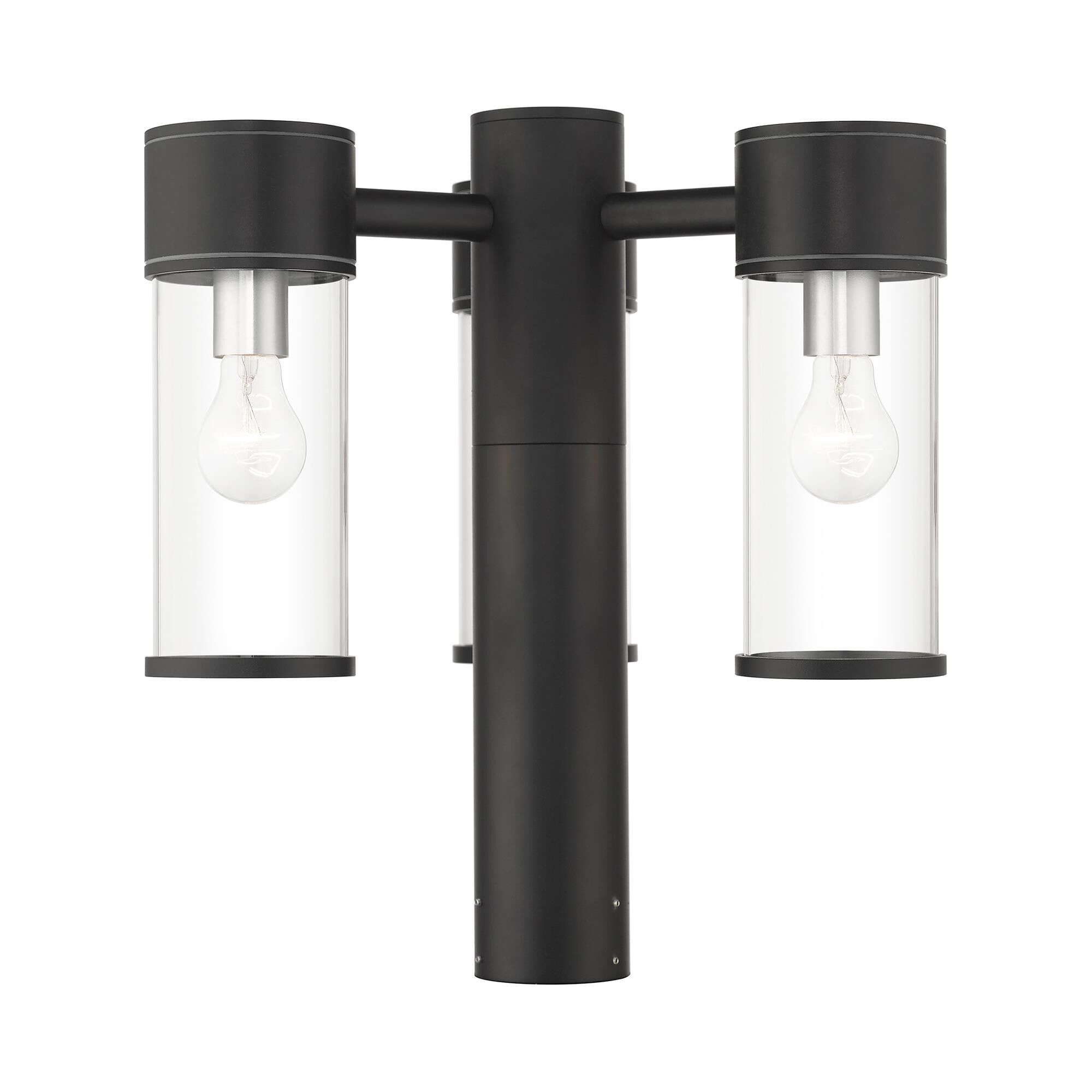 Atlantic 18 Inch Tall 3 Light Outdoor Post Lamp by Livex Lighting