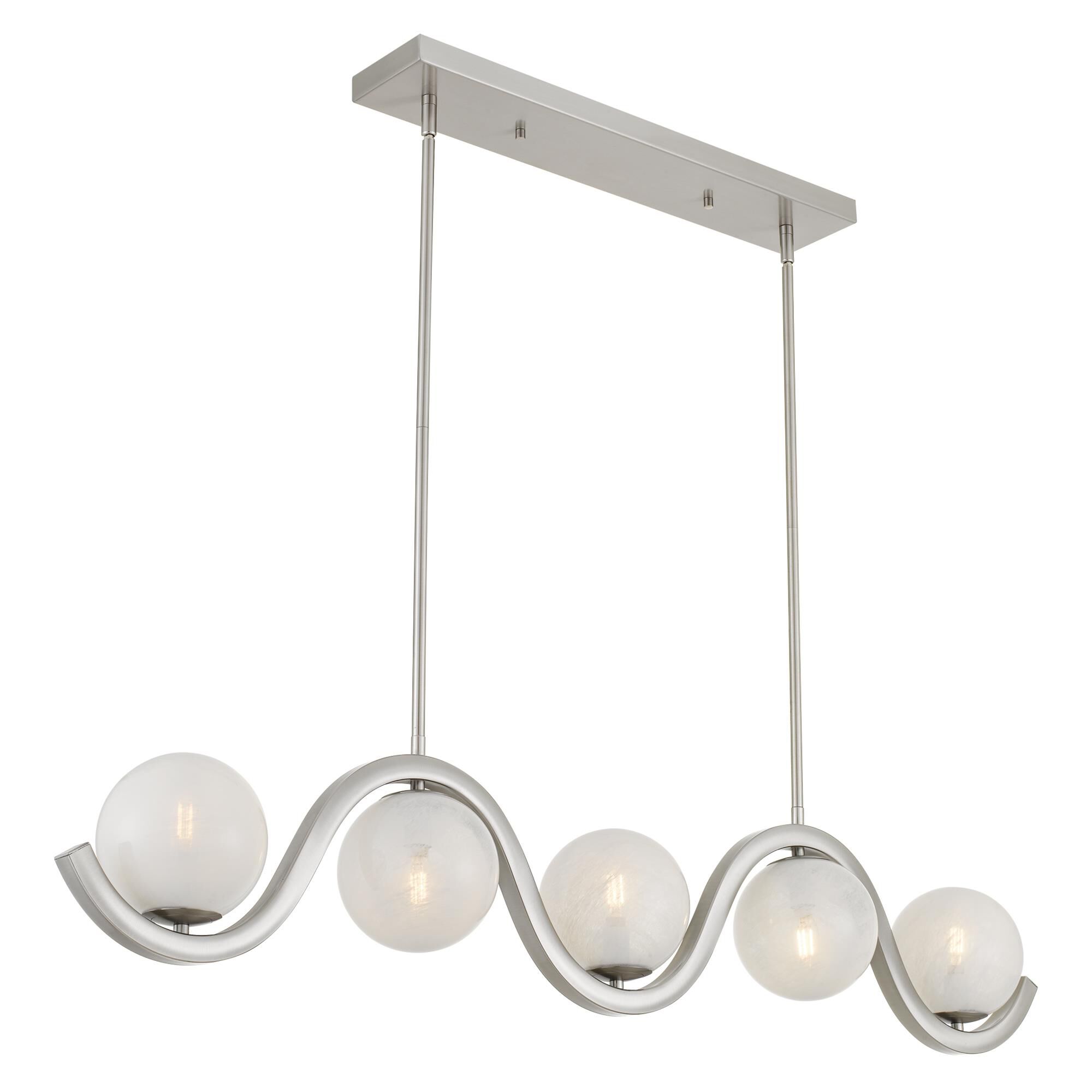 Spherical 49 Inch Linear Suspension Light by Quoizel