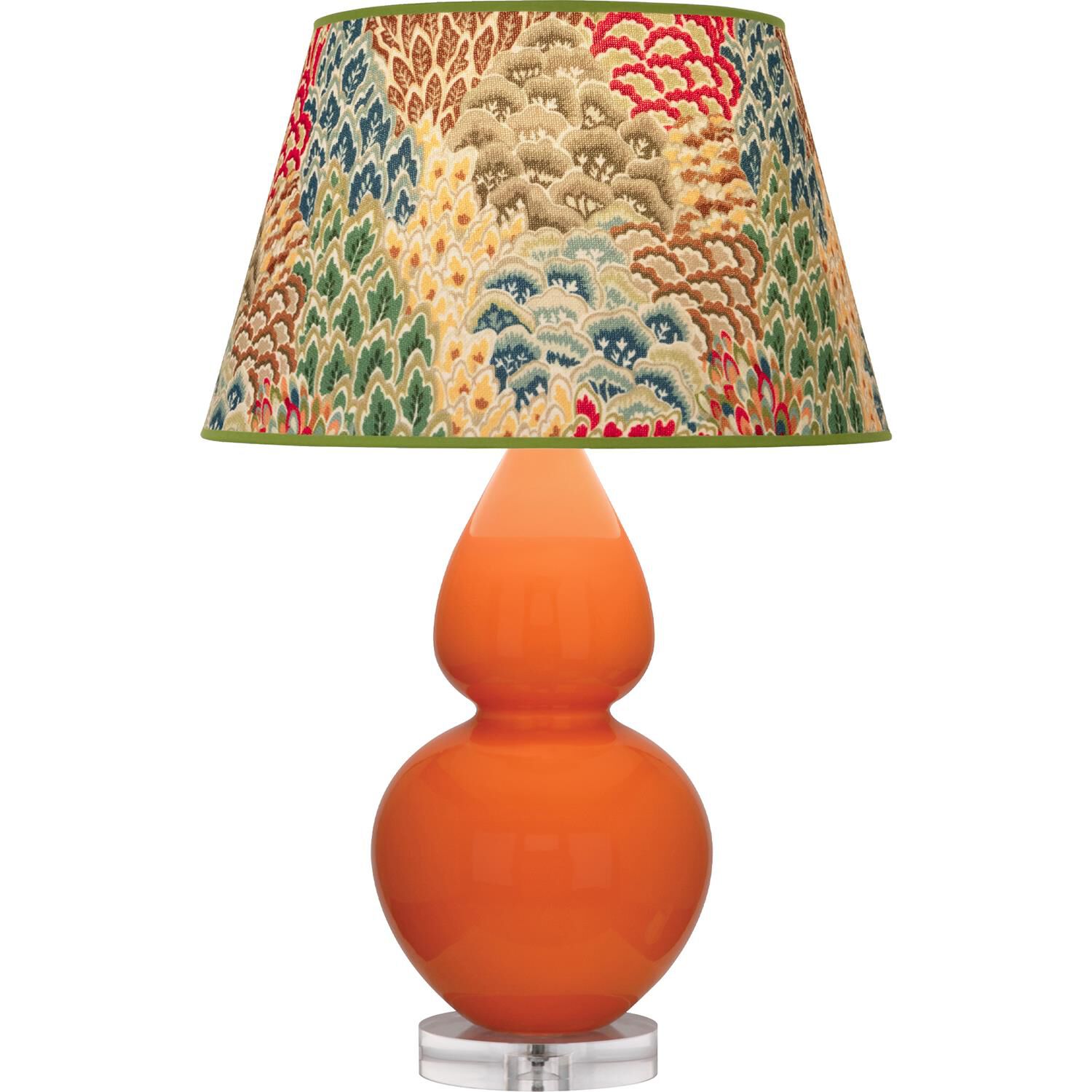Double Gourd 31 Inch Table Lamp by Robert Abbey