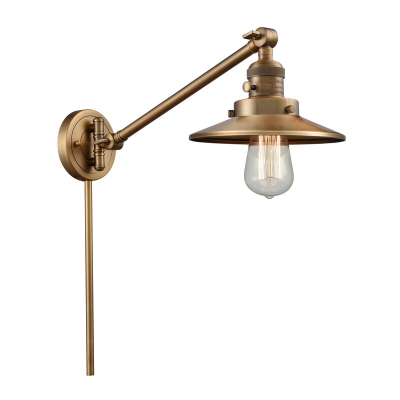 Bruno Marashlian Railroad Wall Swing Lamp by Innovations Lighting