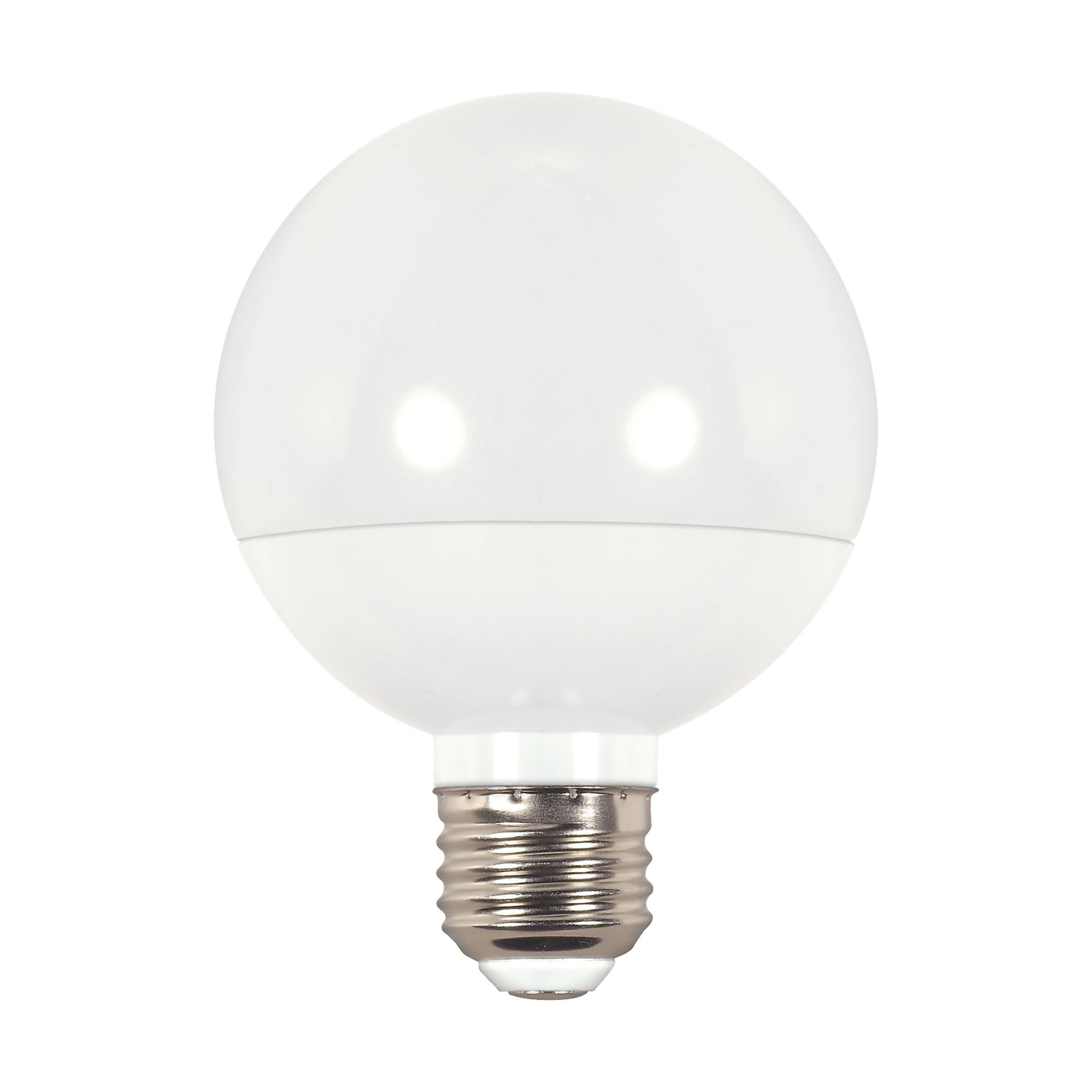 Dimmable 4 Watt 3000K G25 LED Light Bulb by Satco