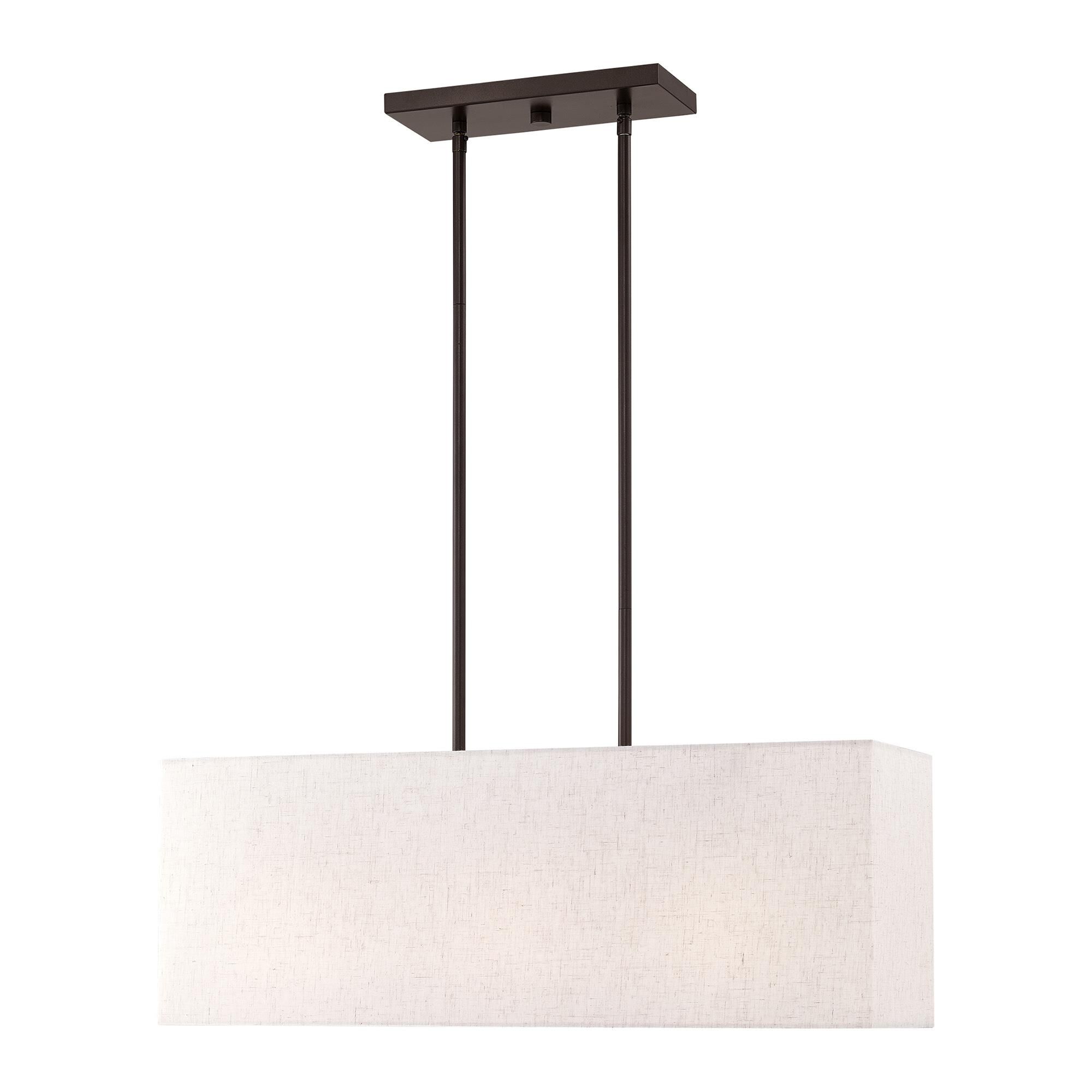 Summit 28 Inch 3 Light Linear Suspension Light by Livex Lighting