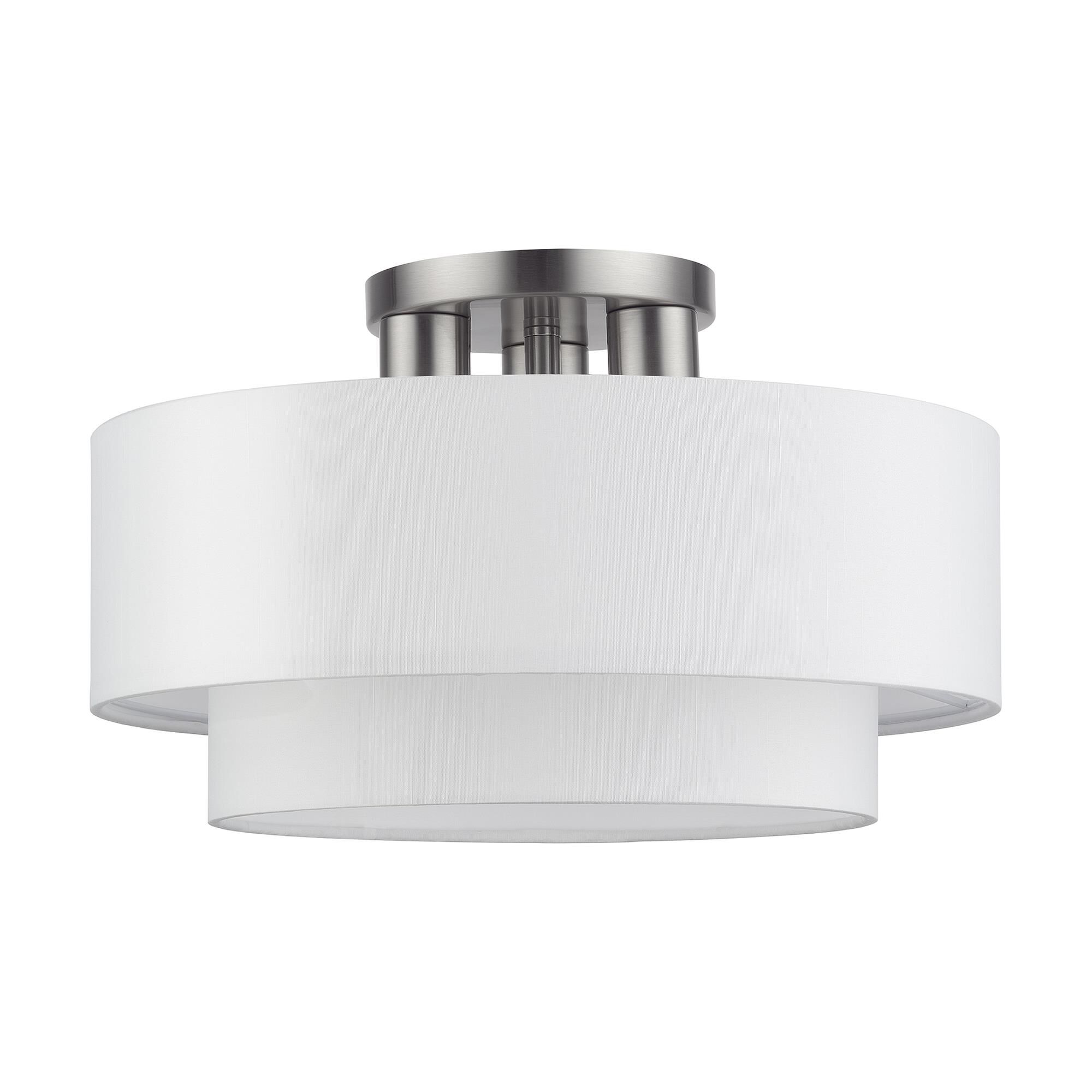 Manorwood 15 Inch Semi Flush Mount by Livex Lighting