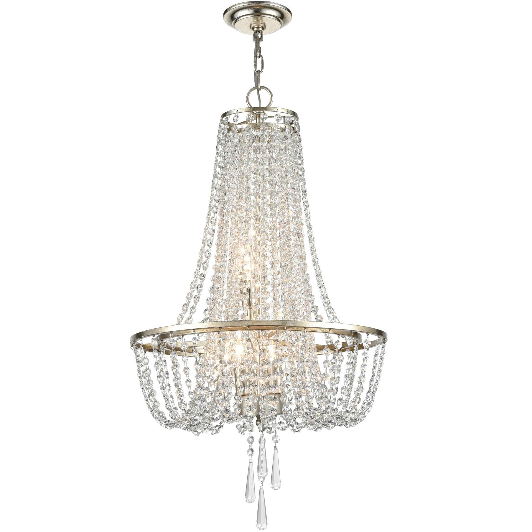 Arcadia 18 Inch 4 Light Mini Chandelier by Crystorama