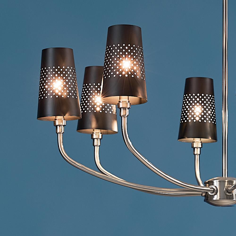 Shown in Classic Pewter finish and Metal and Bell shade