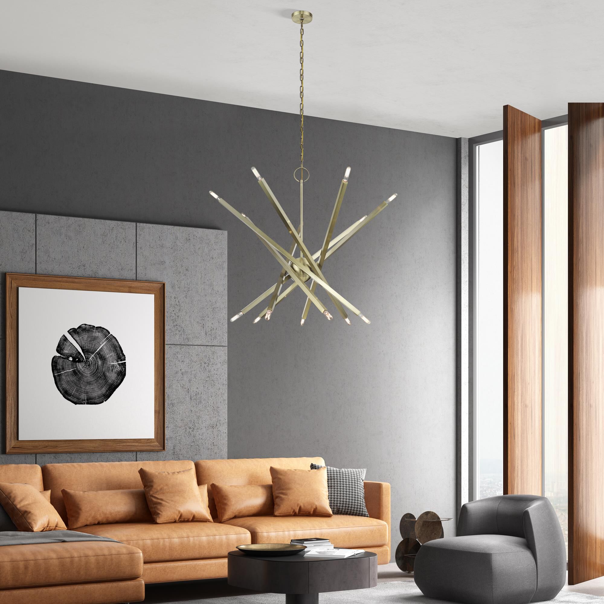 Shown in Antique Brass finish