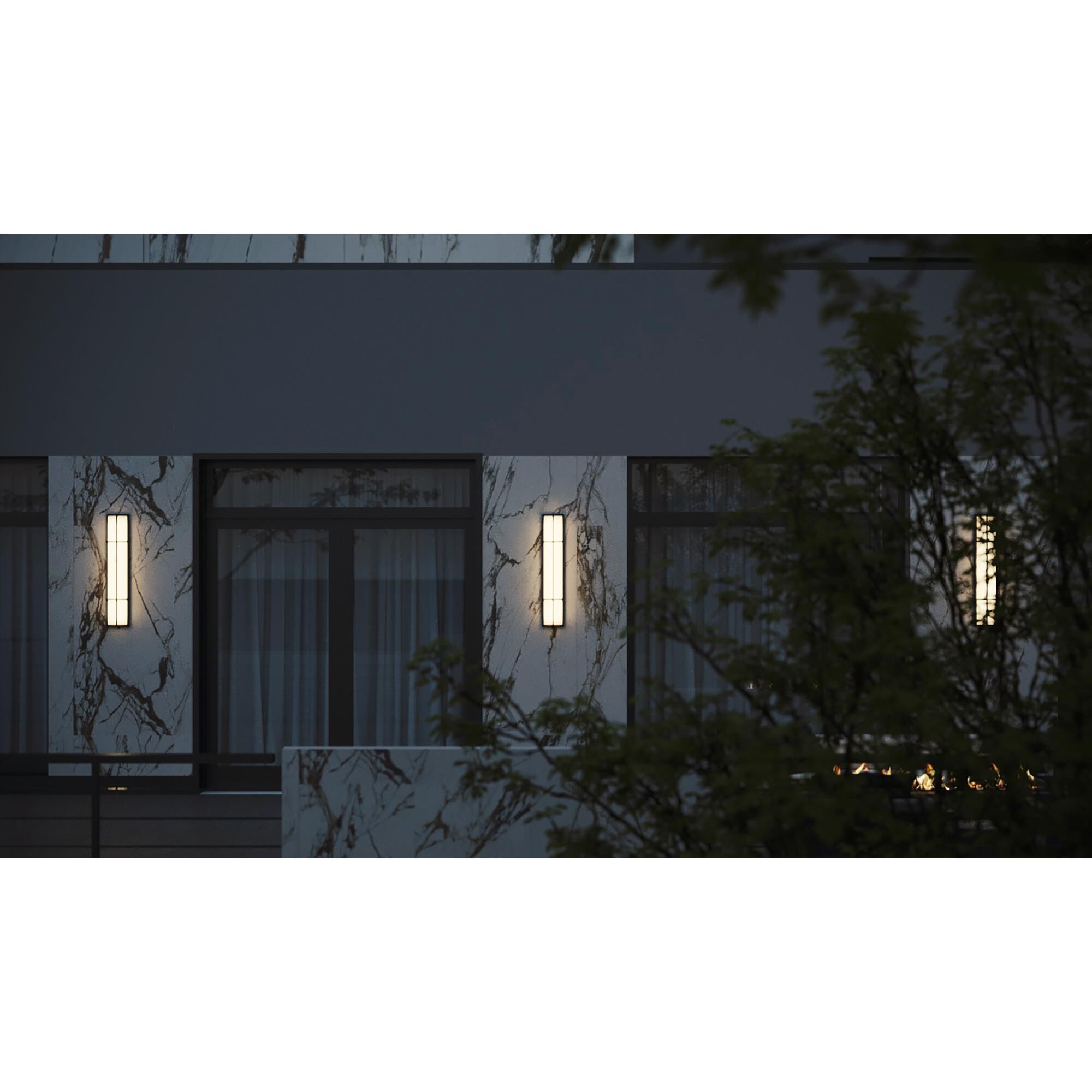 Shown in Black finish and White Acrylic shade