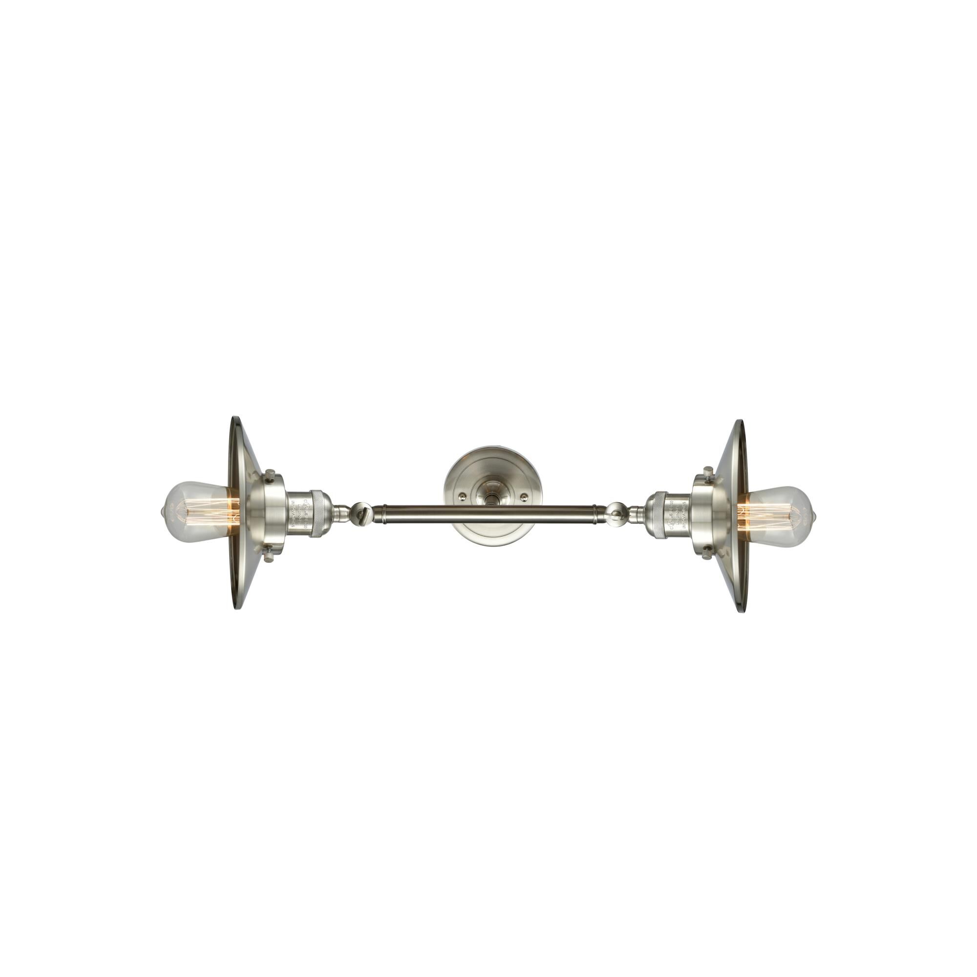 Bruno Marashlian Railroad 18 Inch 2 Light Bath Vanity Light by Innovations Lighting
