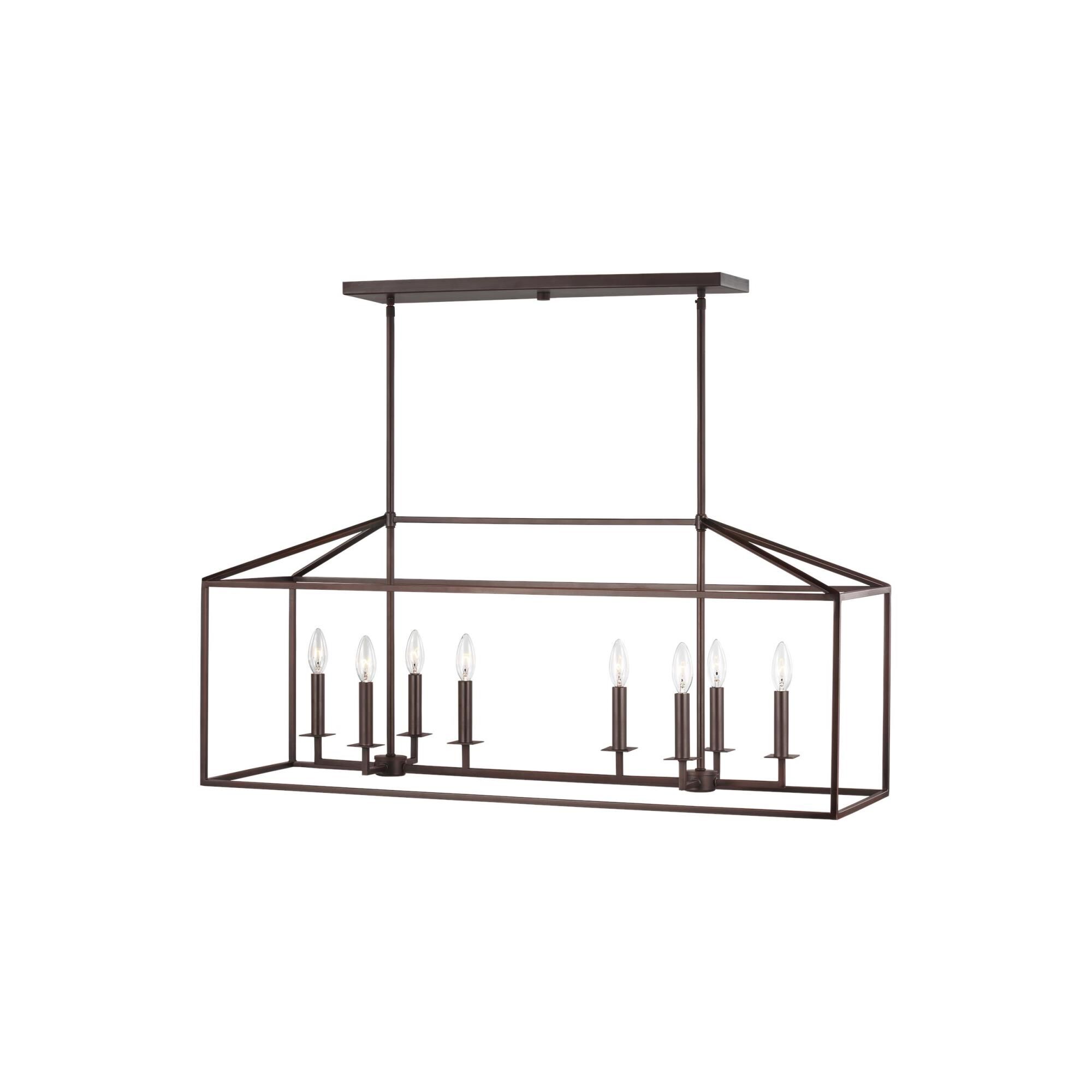 Perryton 40 Inch 8 Light Linear Suspension Light by Sea Gull Lighting