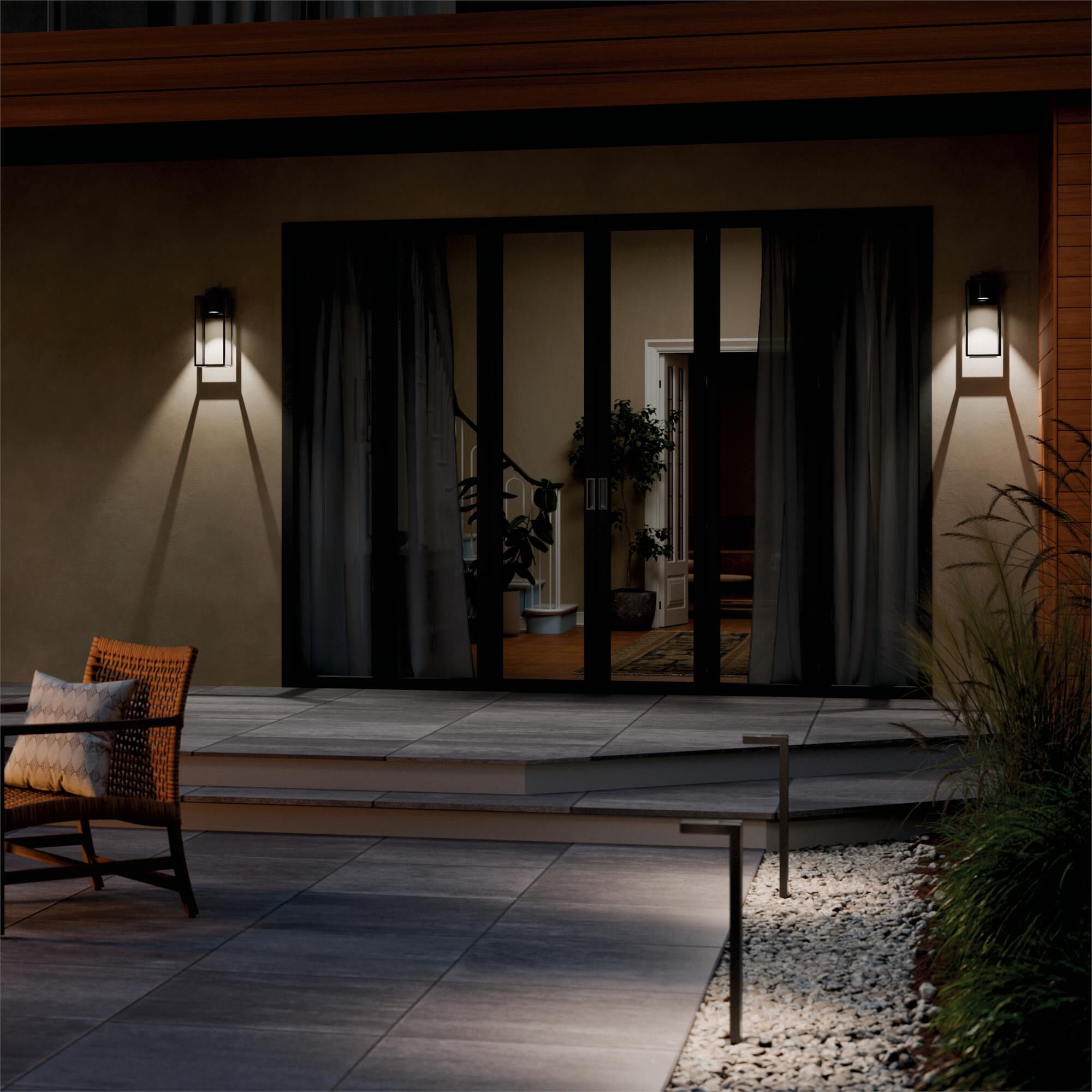Shown in Olde Bronze finish and Clear glass and Metal shade