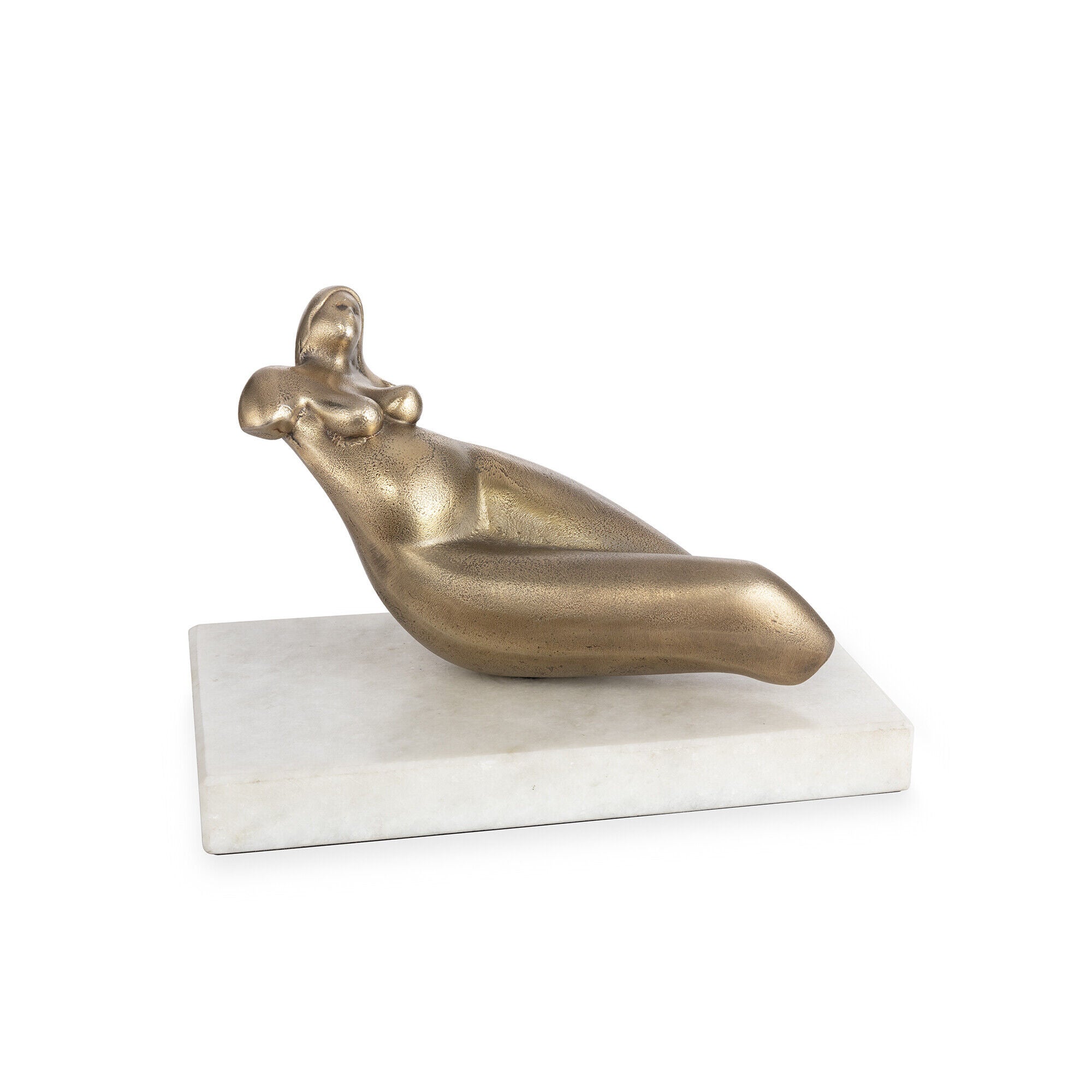 Shown in Brass finish and - None - shade