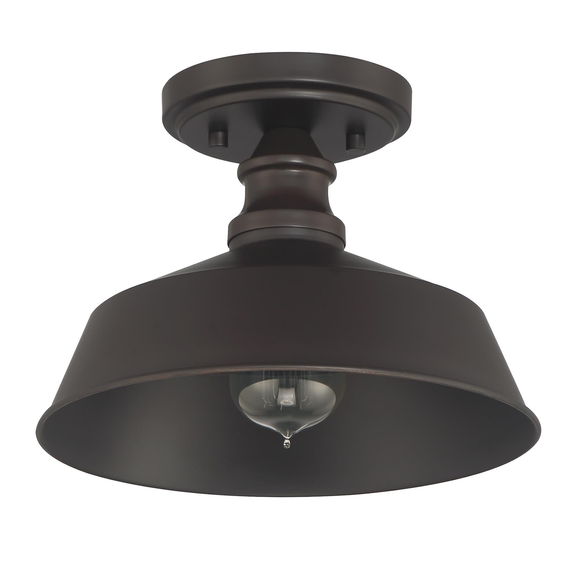 10 Inch 1 Light LED Semi Flush Mount by Meridian Lighting
