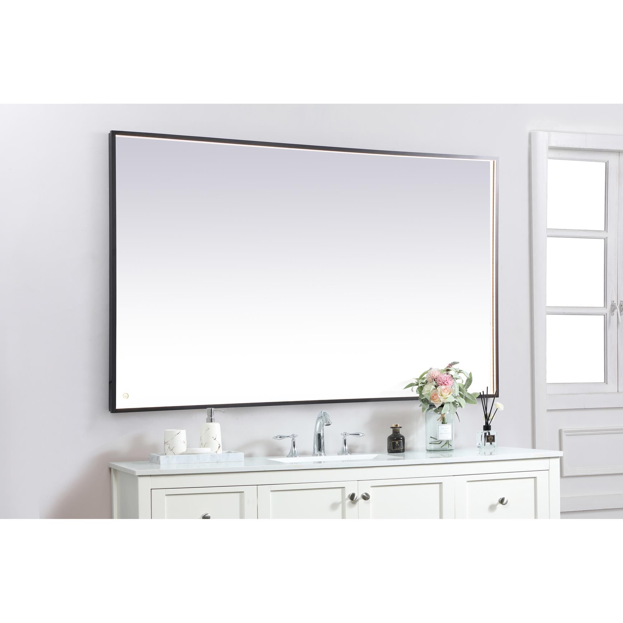 Pier LED Lighted Mirror by Elegant Decor