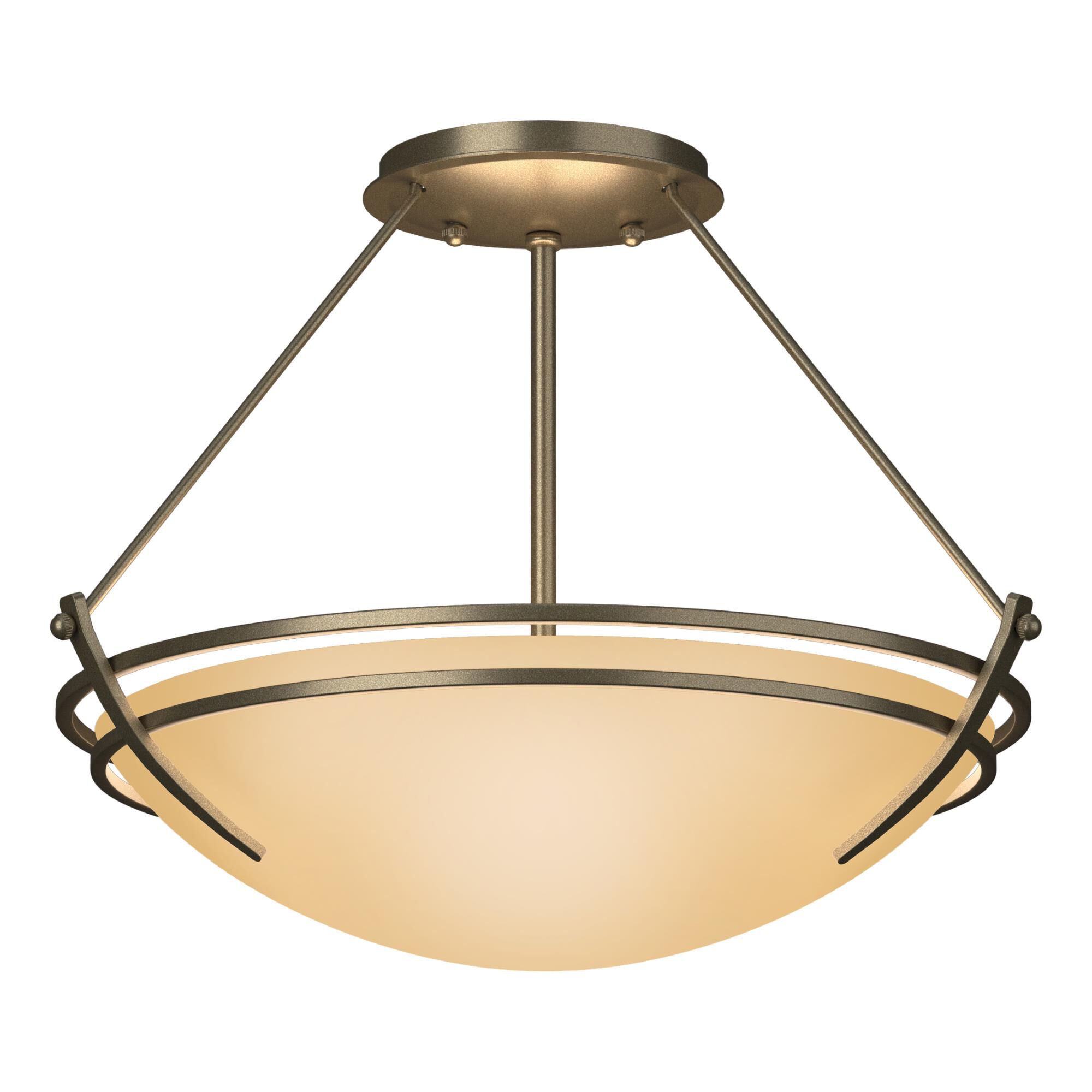 Presidio Tryne 16 Inch 2 Light Semi Flush Mount by Hubbardton Forge