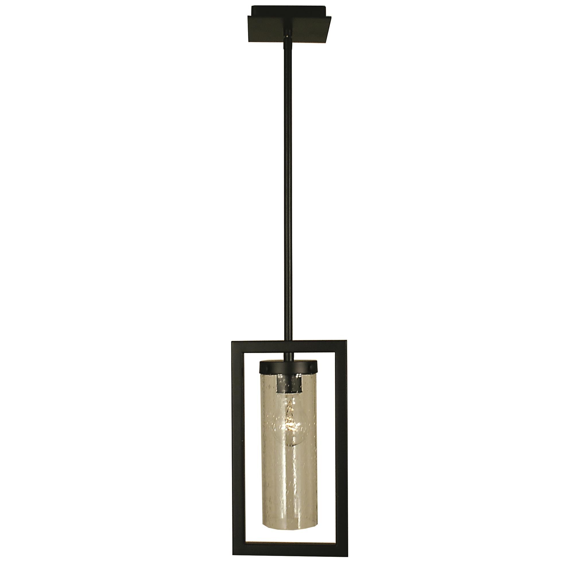 Shown with Clear Seedy Glass Cylinder shade