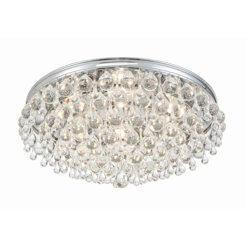 Calypso 20 Inch 6 Light Flush Mount by Crystorama