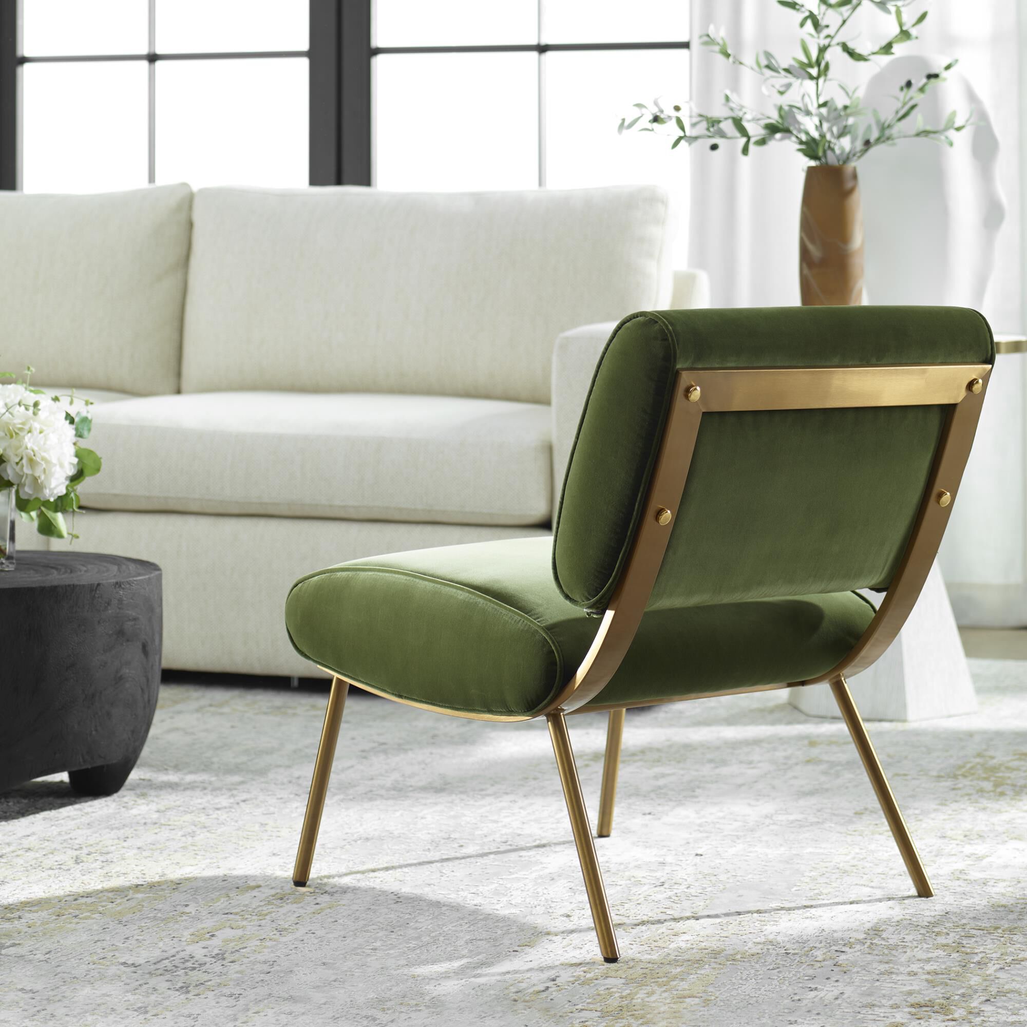 Shown in Bold Mid-Century Style Is Elevated With The Dramatic Back Of The Knoll Accent Chair. Crafted From St finish