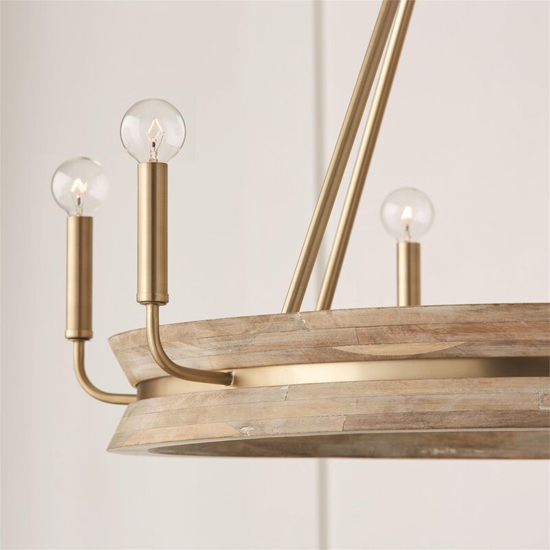 Finn 31 Inch 6 Light Chandelier by Capital Lighting Fixture Company