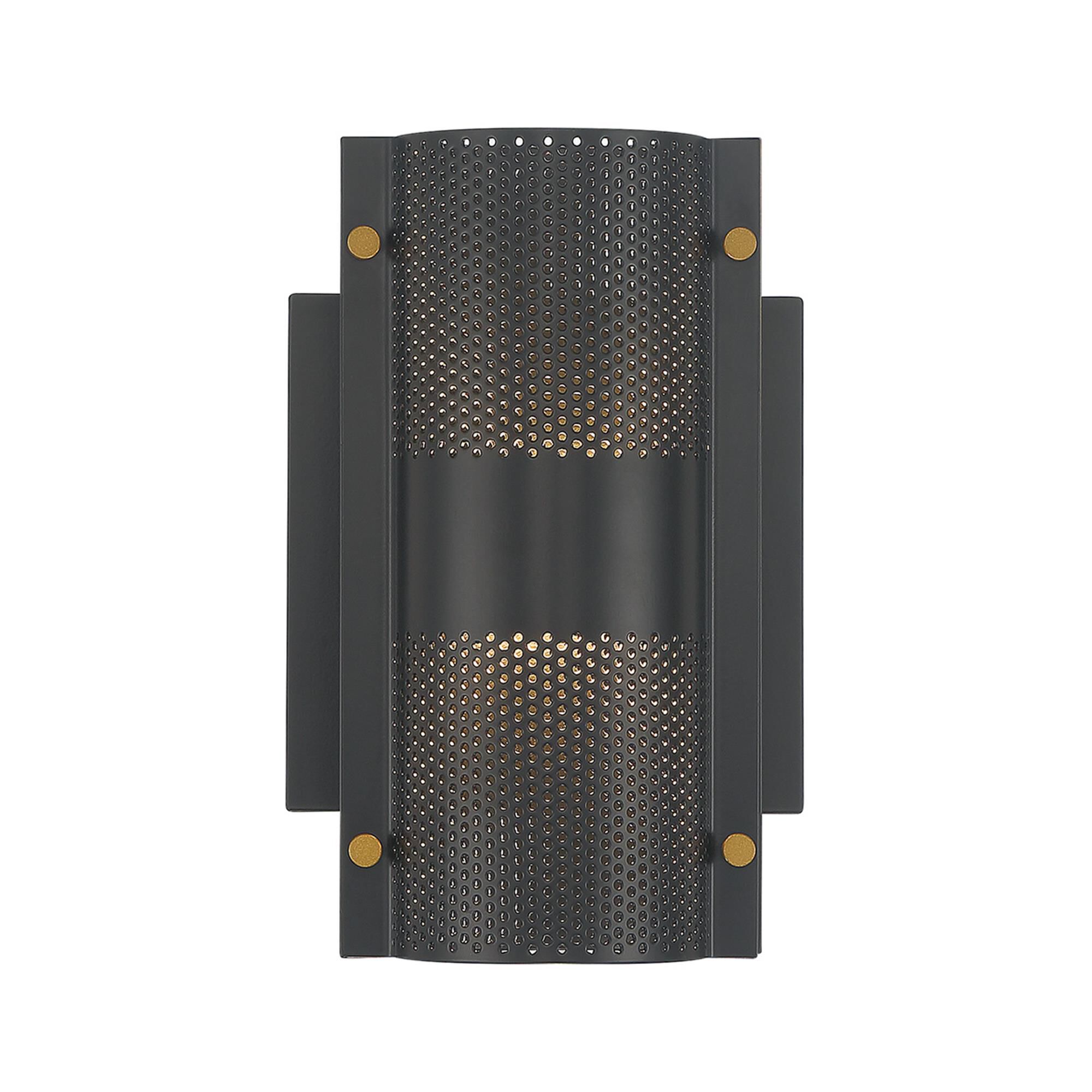 Shown in Black finish and Black Metal shade