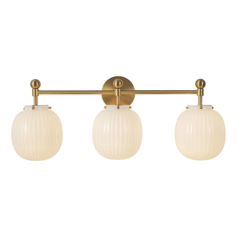 Peyton Fox Cherise 28 Inch 3 Light Bath Vanity Light by Alora Mood