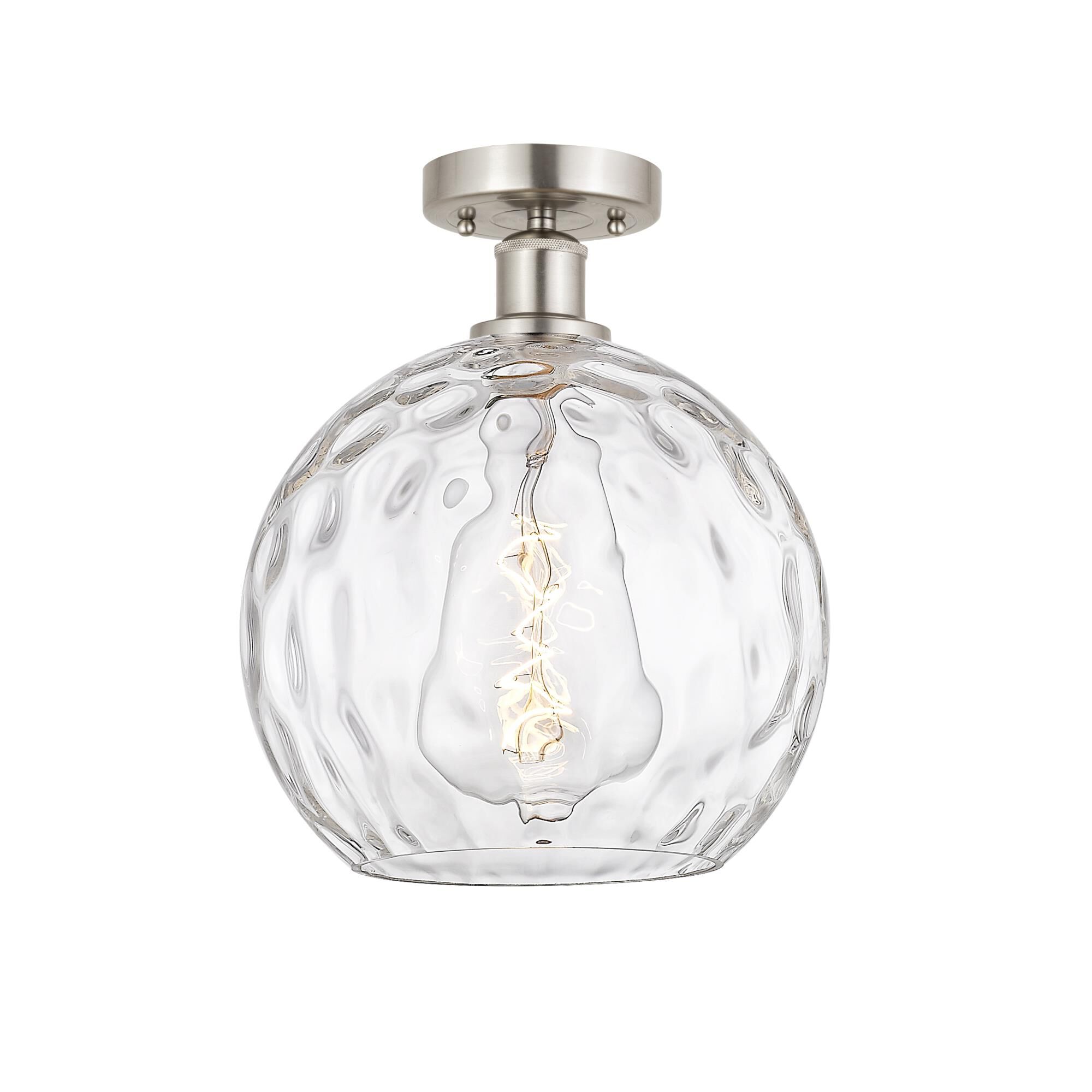 Bruno Marashlian Athens Water Glass 10 Inch 1 Light Semi Flush Mount by Innovations Lighting