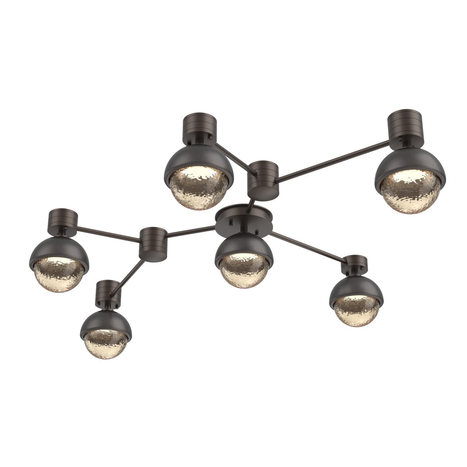 Levi Wilson Cabochon 41 Inch Flush Mount by Hammerton Studio