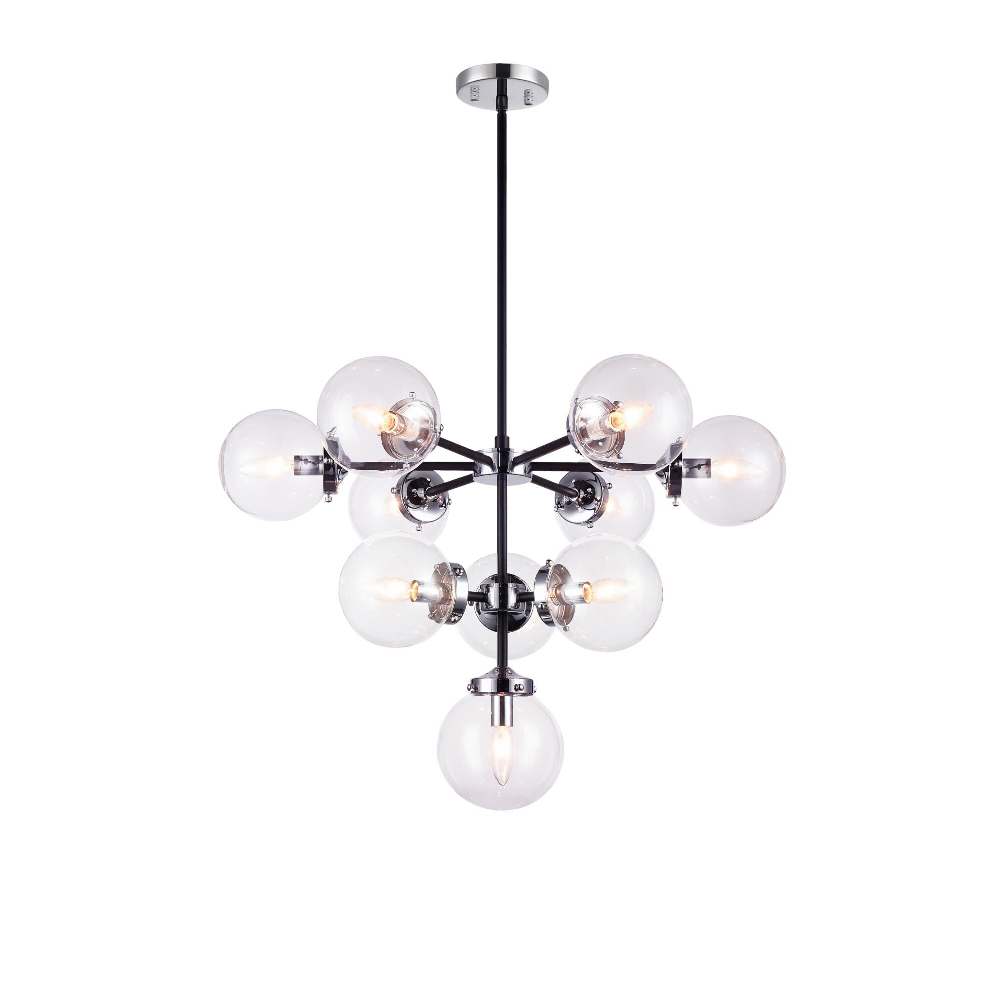 Maru 10 Light Chandelier by Matteo Lighting