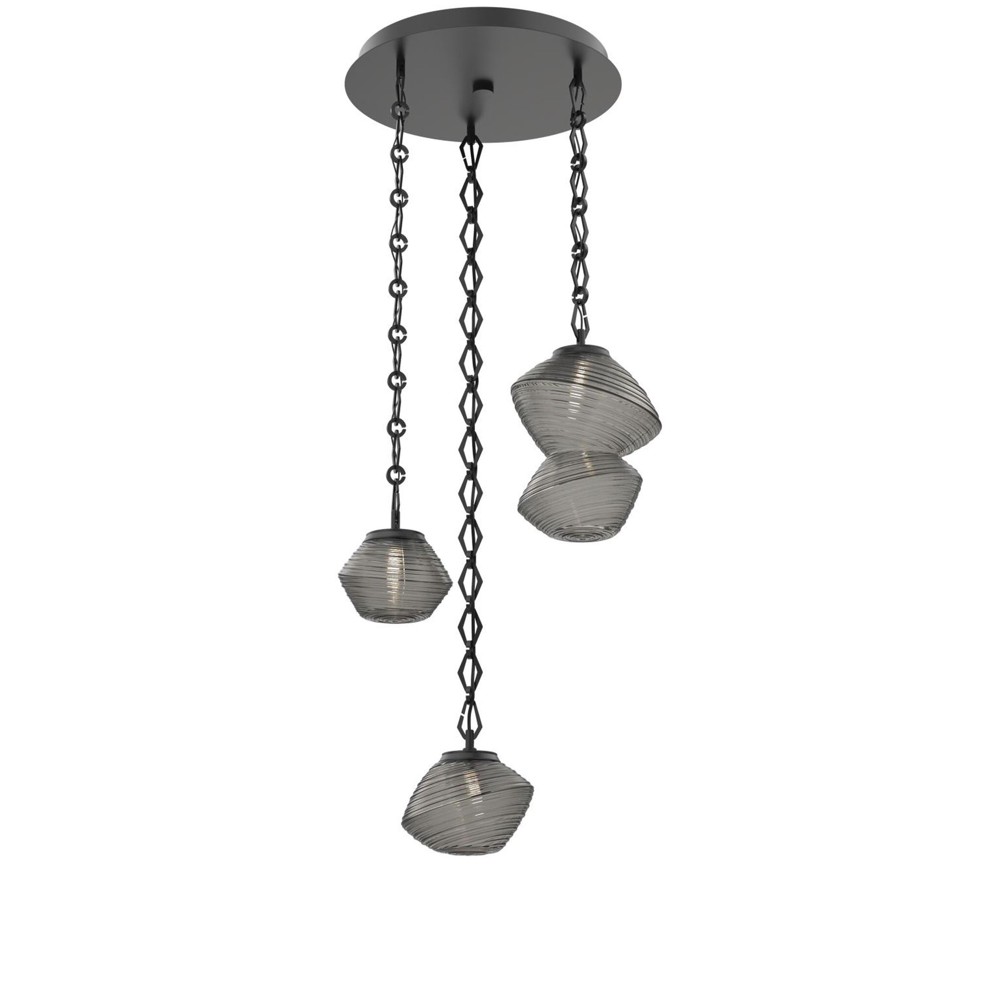 Shown in Matte Black finish and Smoke glass