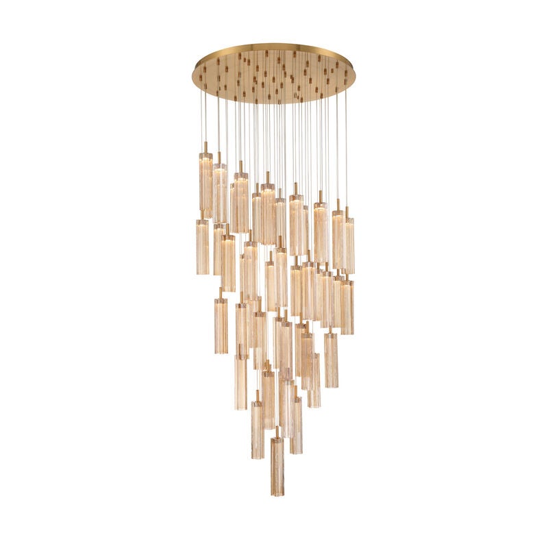 Addis 36 Inch Multi Light Pendant by Crystorama