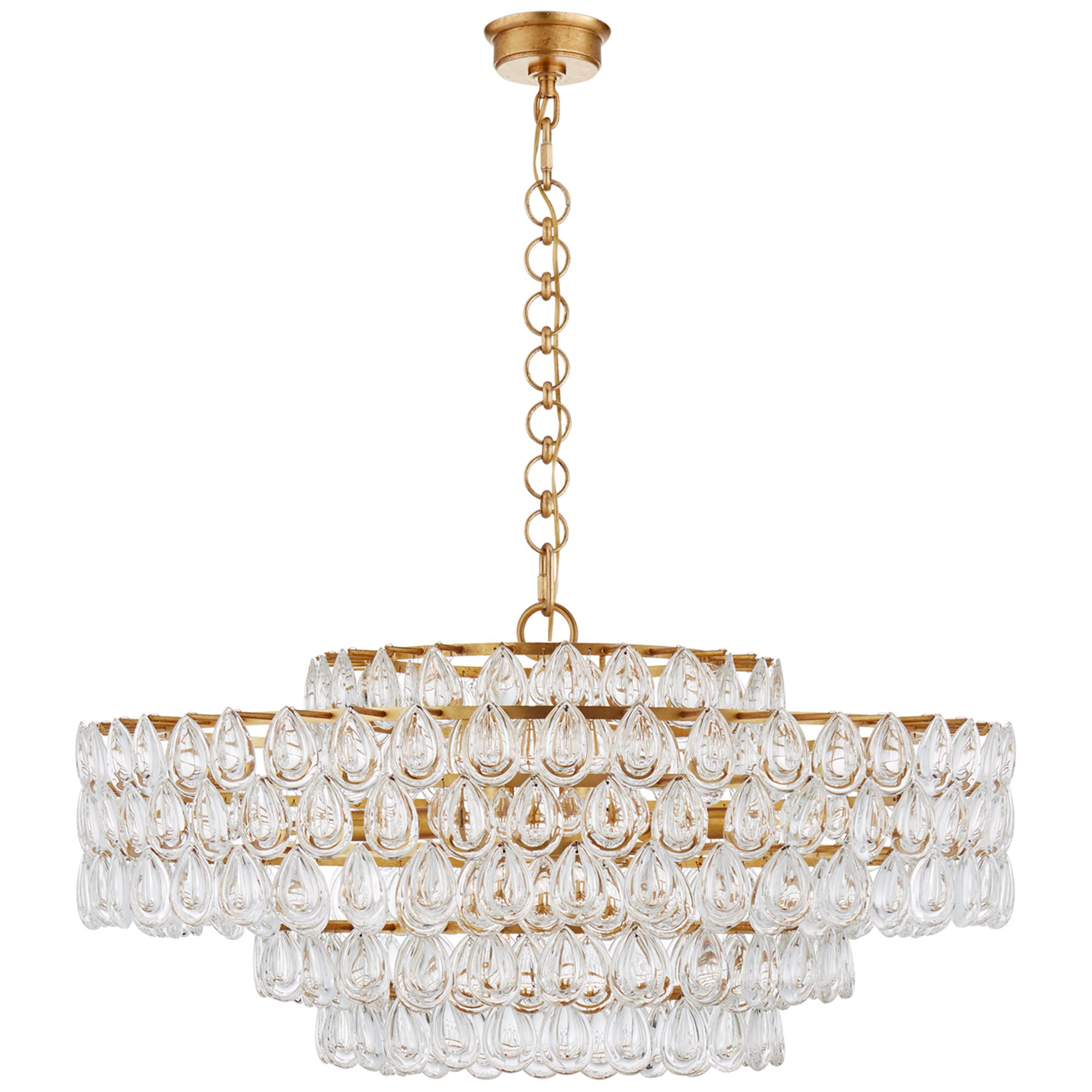 Shown in Gild finish and Crystal shade