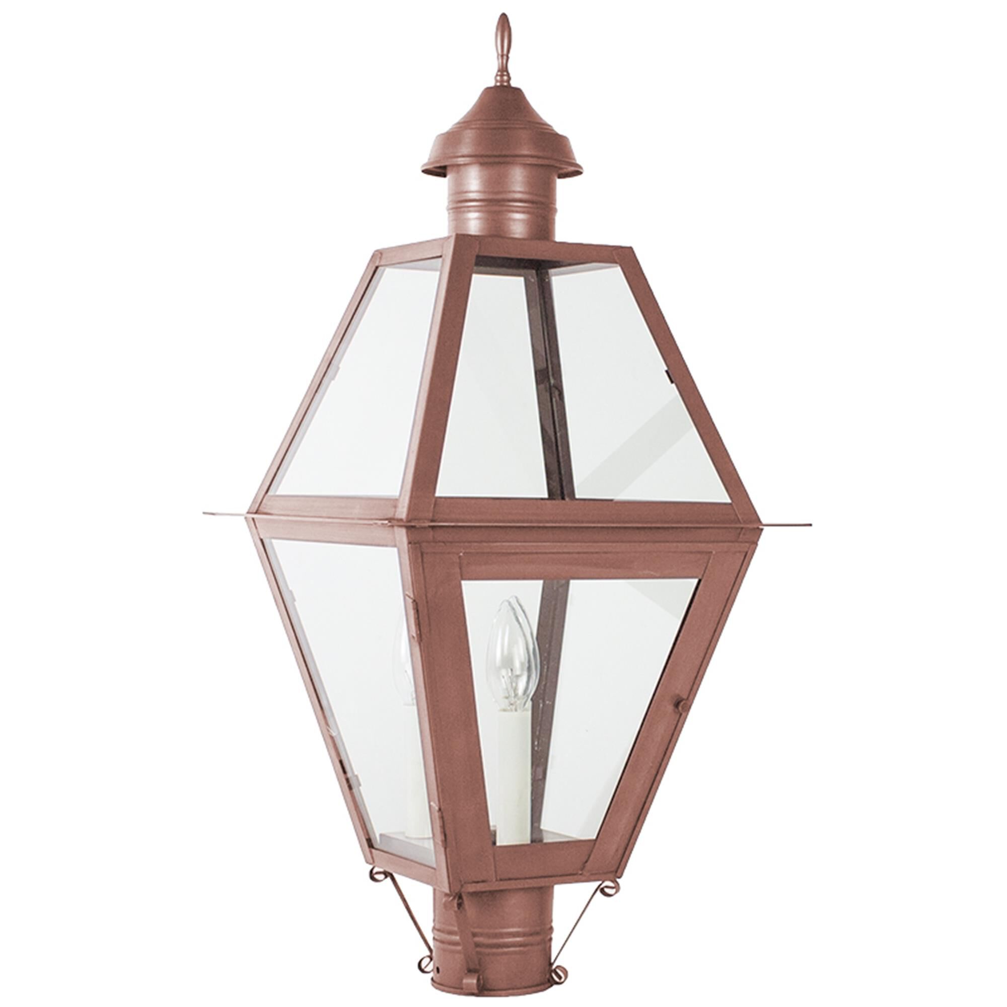 Boston 27 Inch 3 Light Outdoor Post Lamp,