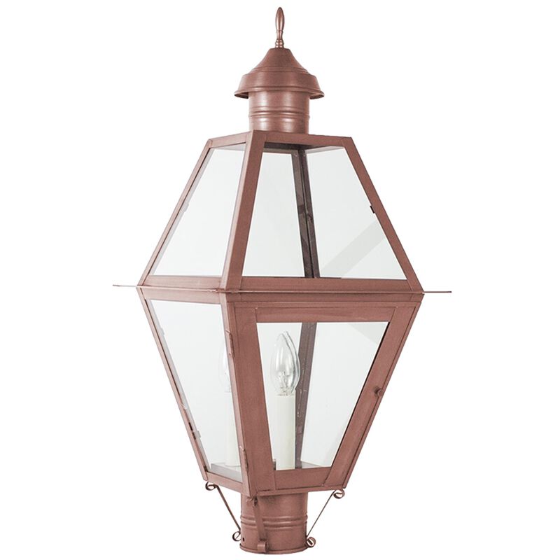 Boston 27 Inch 3 Light Outdoor Post Lamp by Northeast Lantern