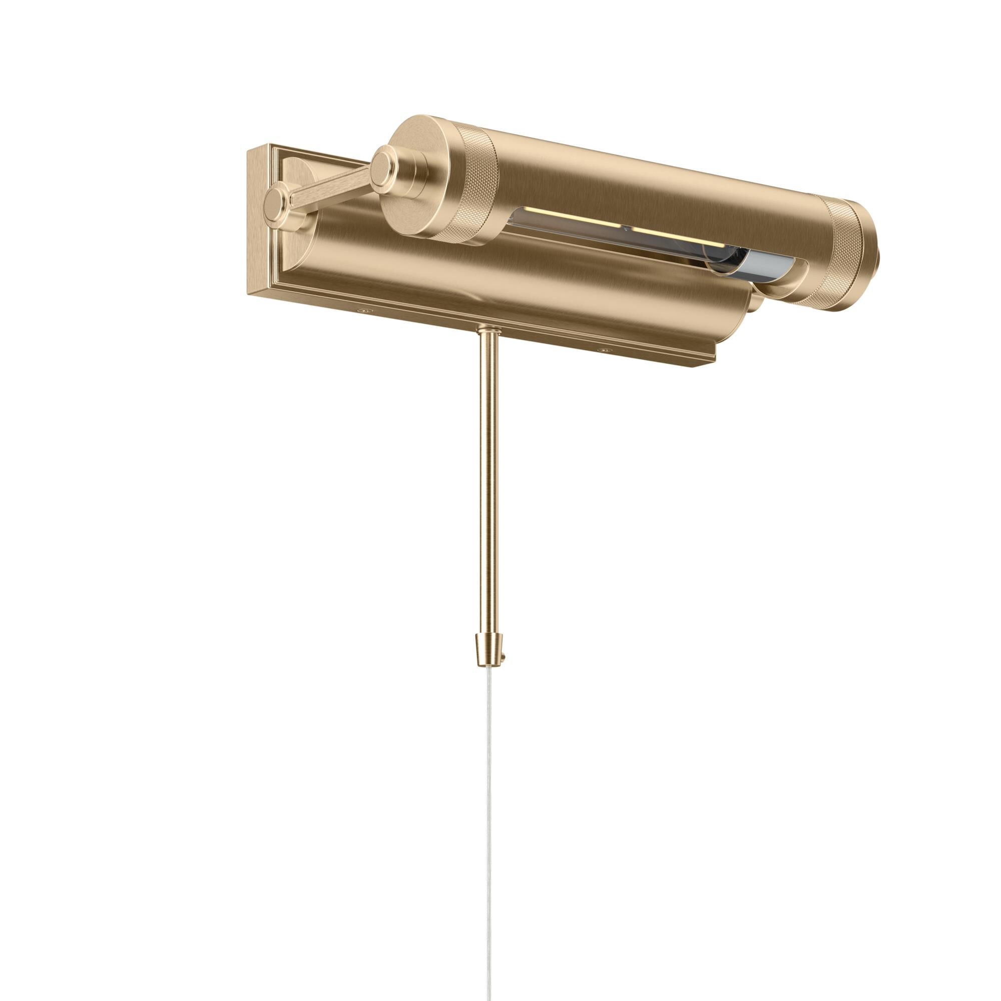 Shown in Champagne Bronze finish and Metal shade