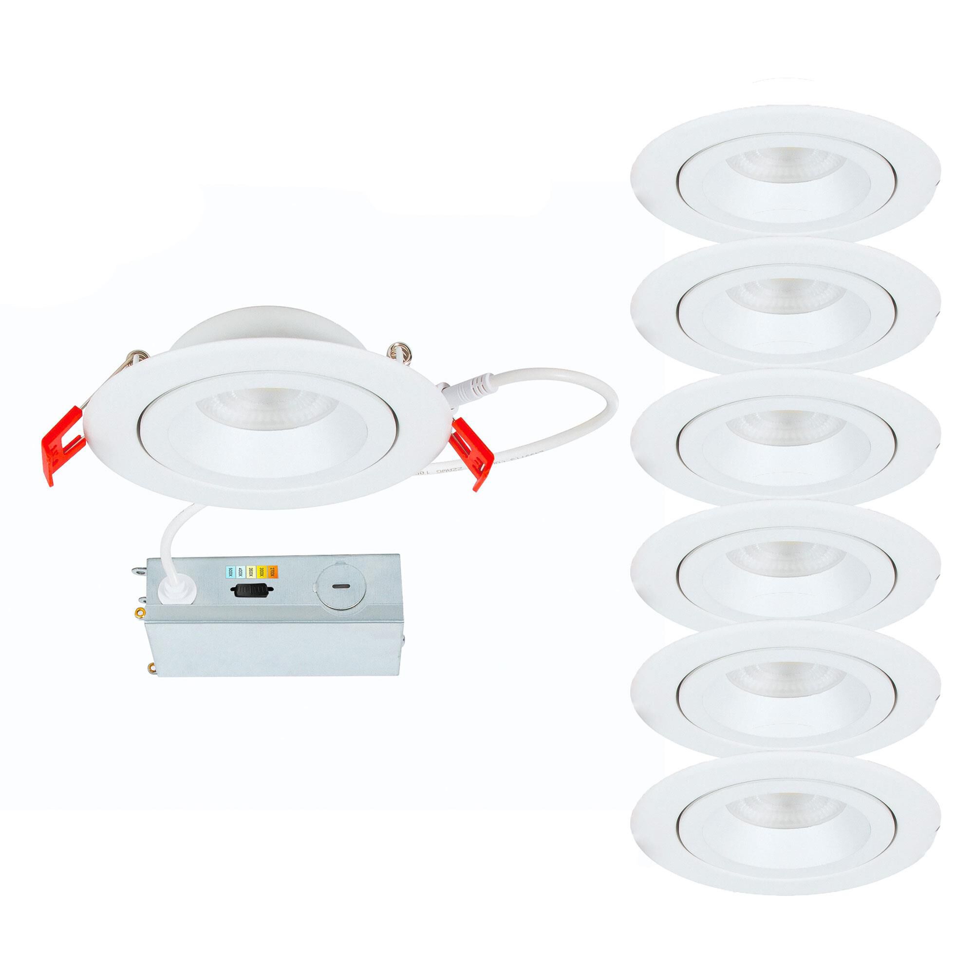 Lotos 5 Inch Recessed Lighting Trim Pack of 6 by WAC Lighting
