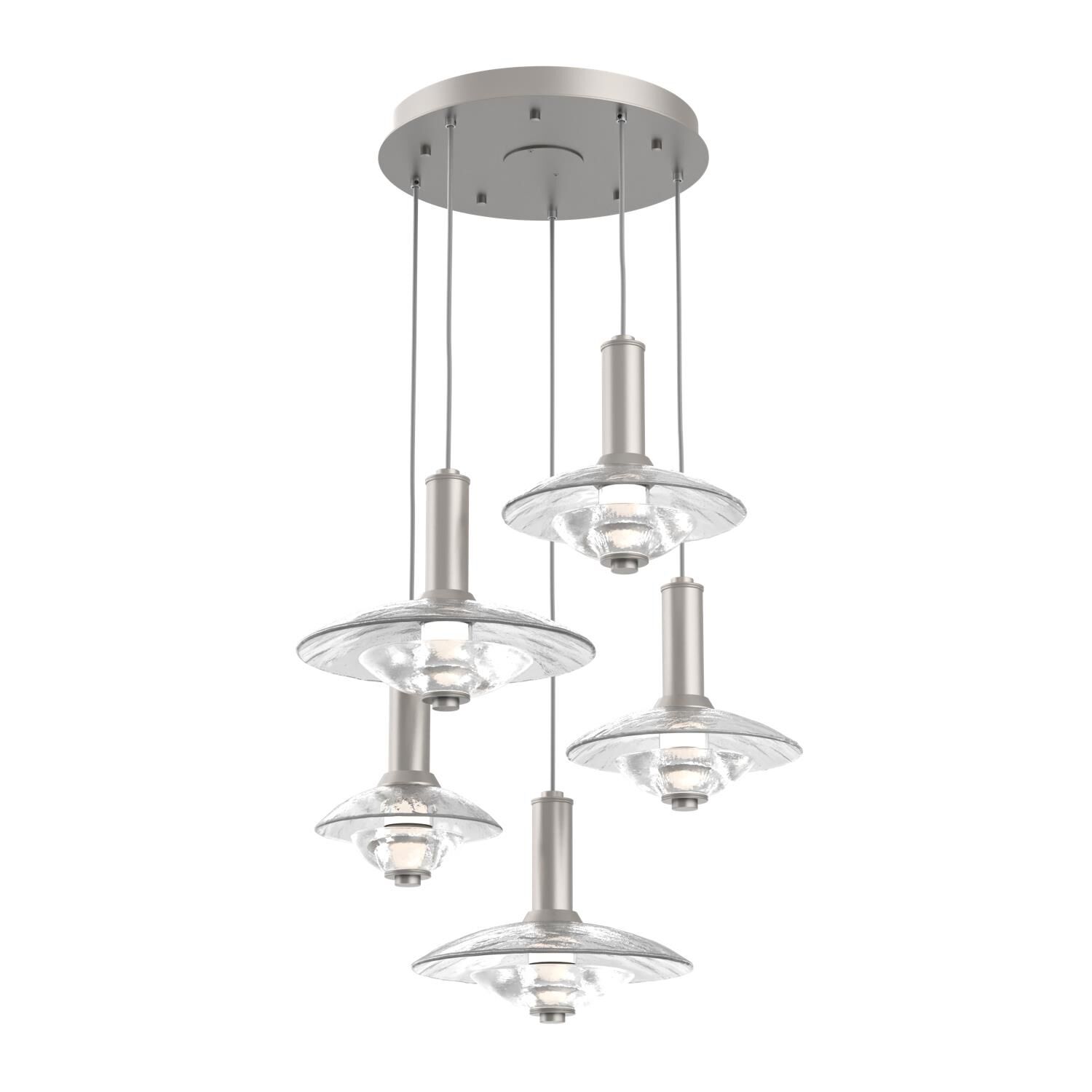 Levi Wilson Cirrus 30 Inch Multi Light Pendant by Hammerton Studio