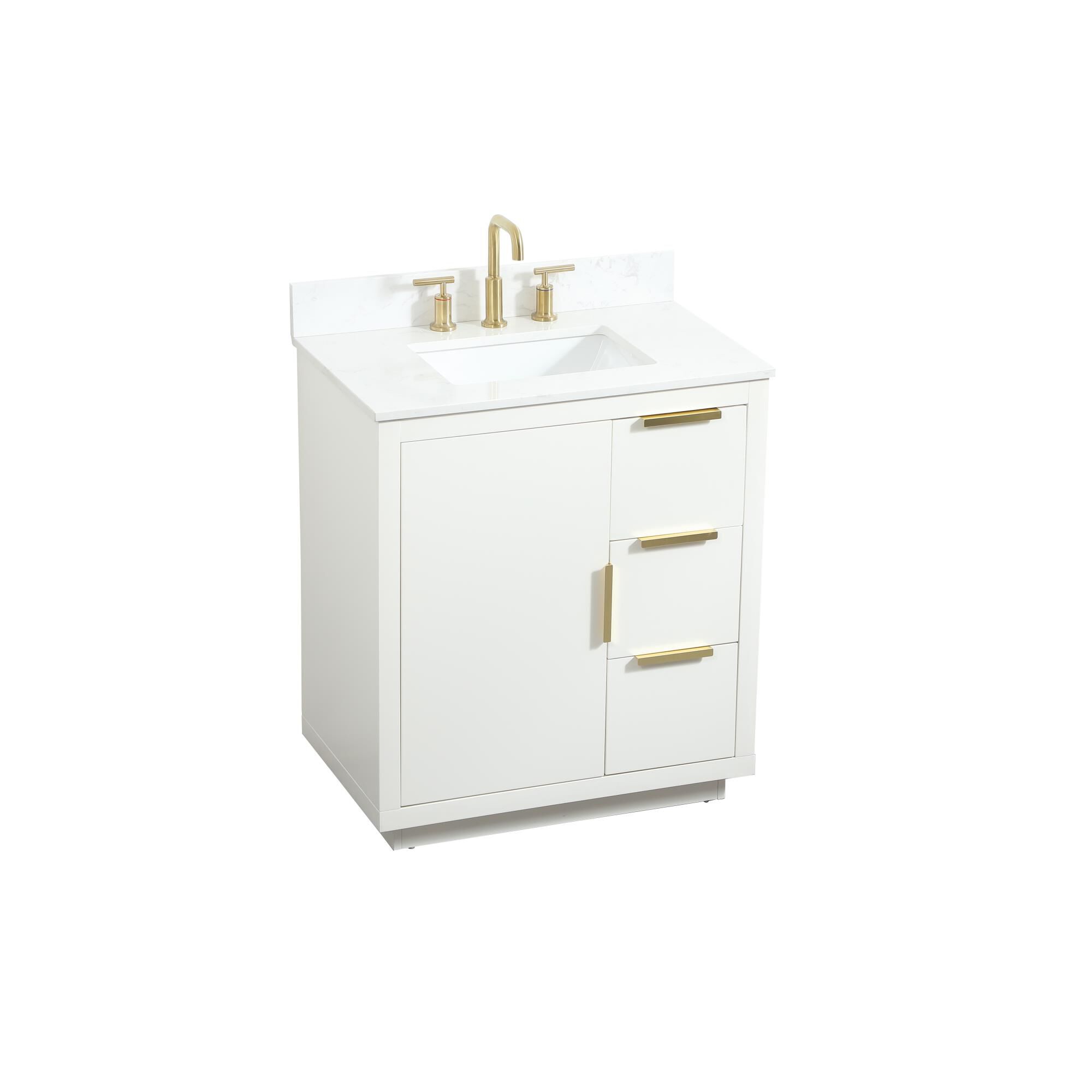 Shown in White finish