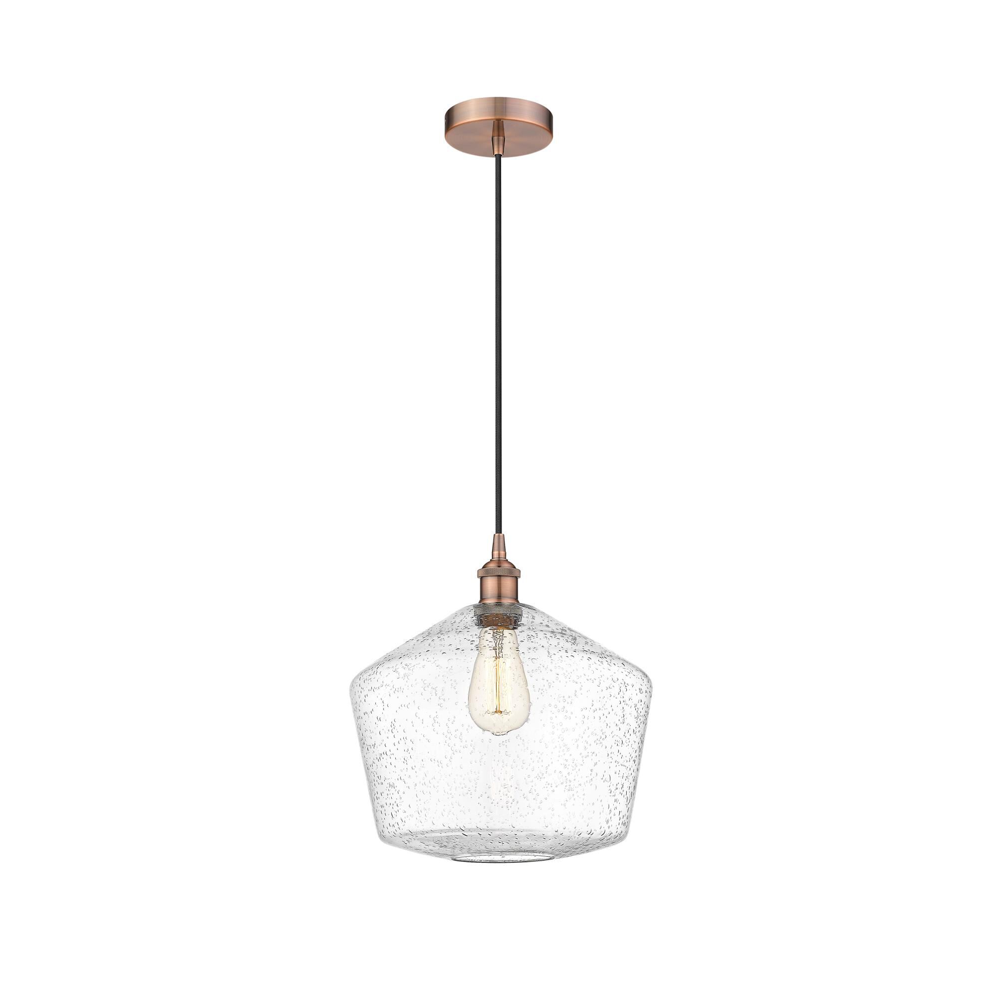 Shown in Antique Copper finish and Seedy Cindyrella 12