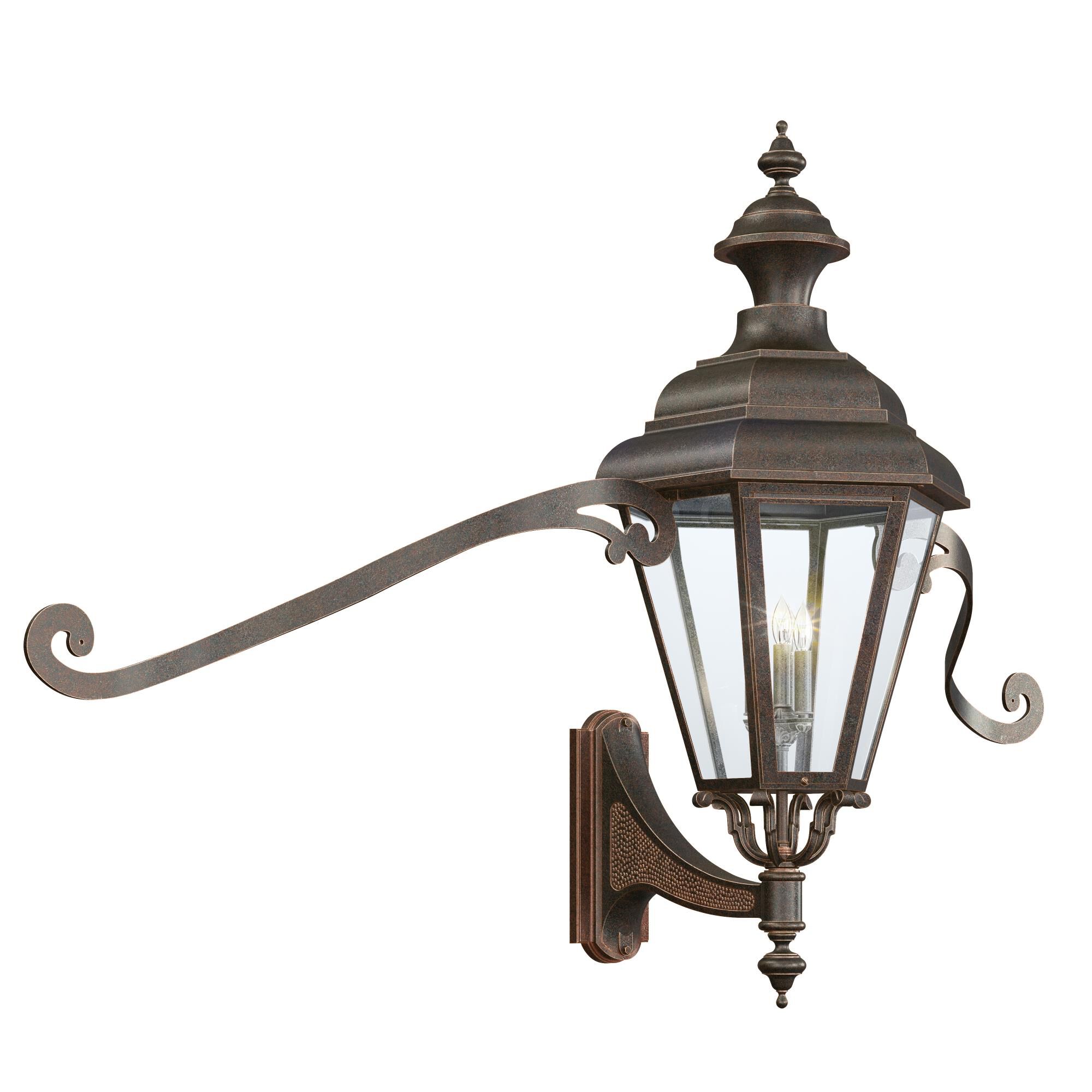 Shown in Verde Copper finish and Ca glass